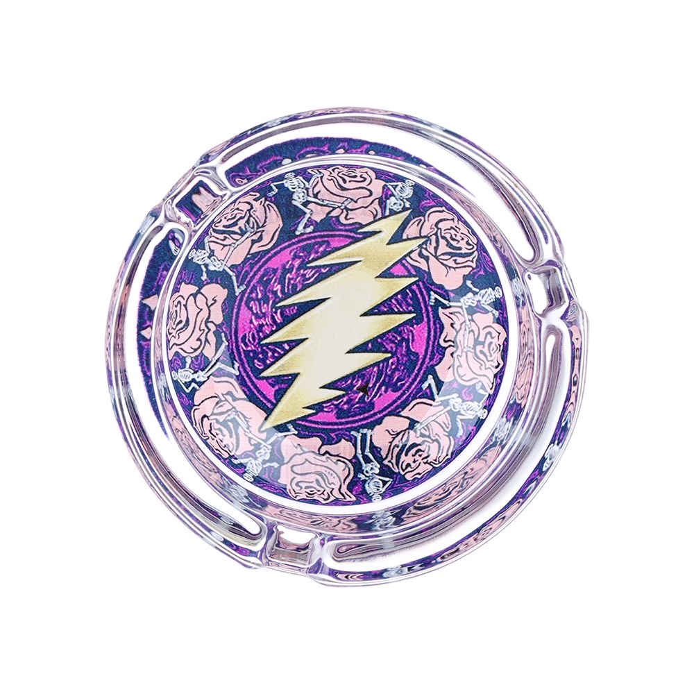 Grateful Dead x Pulsar V2 Licensed Glass Ashtray - 3.5" / 6ct