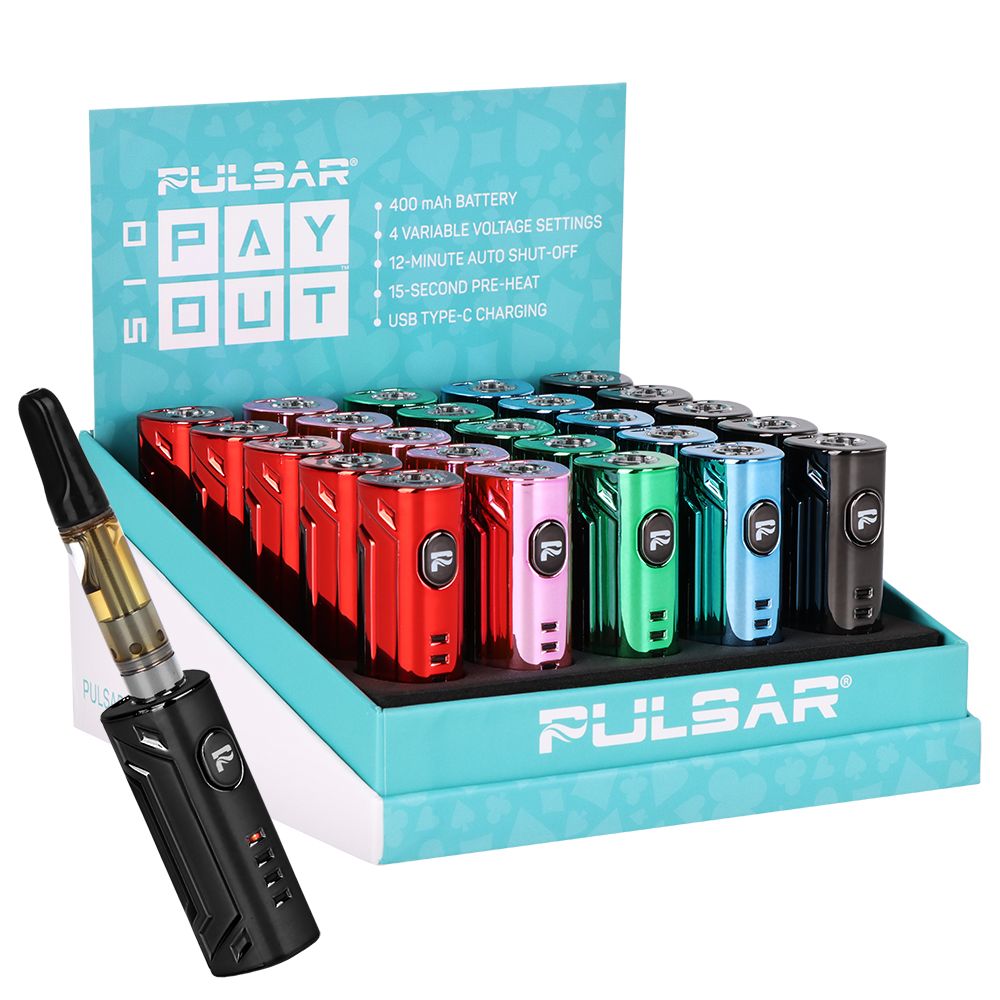 Pulsar 510 Payout VV Battery Electroplate Edition - 400mAh 25ct