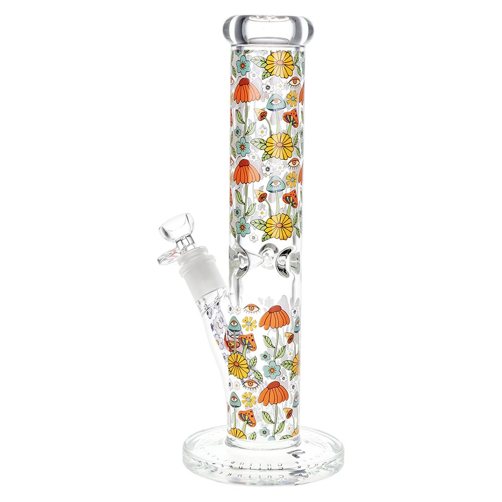 Pulsar Design Series Straight Tube Glass Water Pipe | 12" | 14mm F