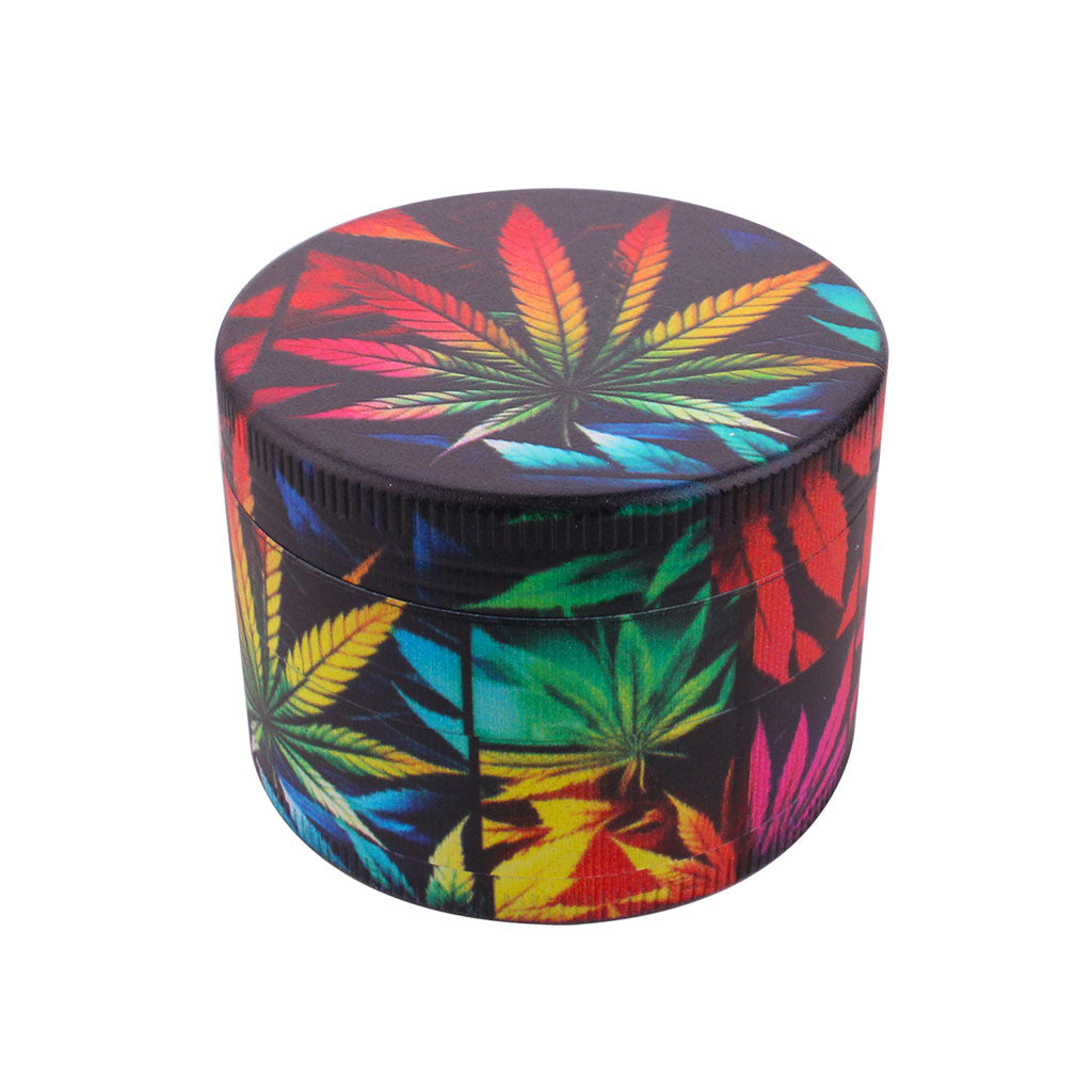 SPLASH ARTWORK HERBAL LEAF 4-PIECE GRINDER
