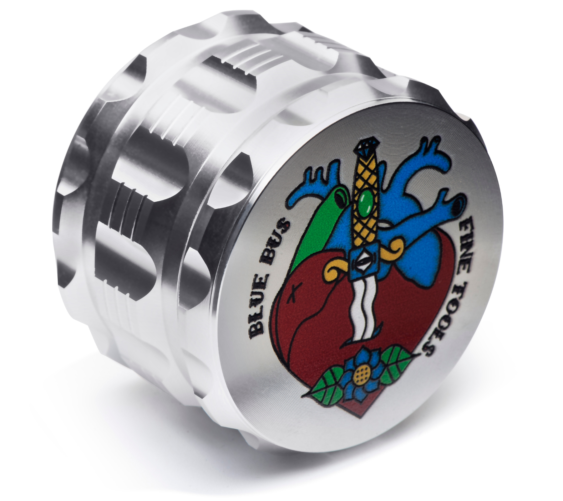 Bluebus GA Grinder Silver 2.5"