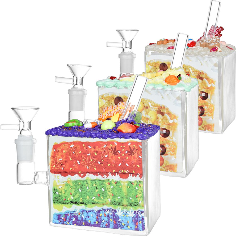 Dabtized Cake 'n' Bake Glass Water Pipe - 5.5" / 14mm F