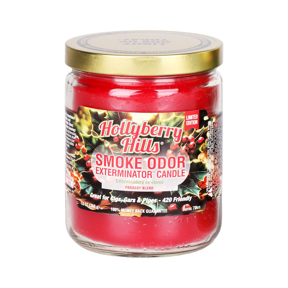 12CT BOX - Smoke Odor Exterminator Candles - Holiday Mix / 13oz