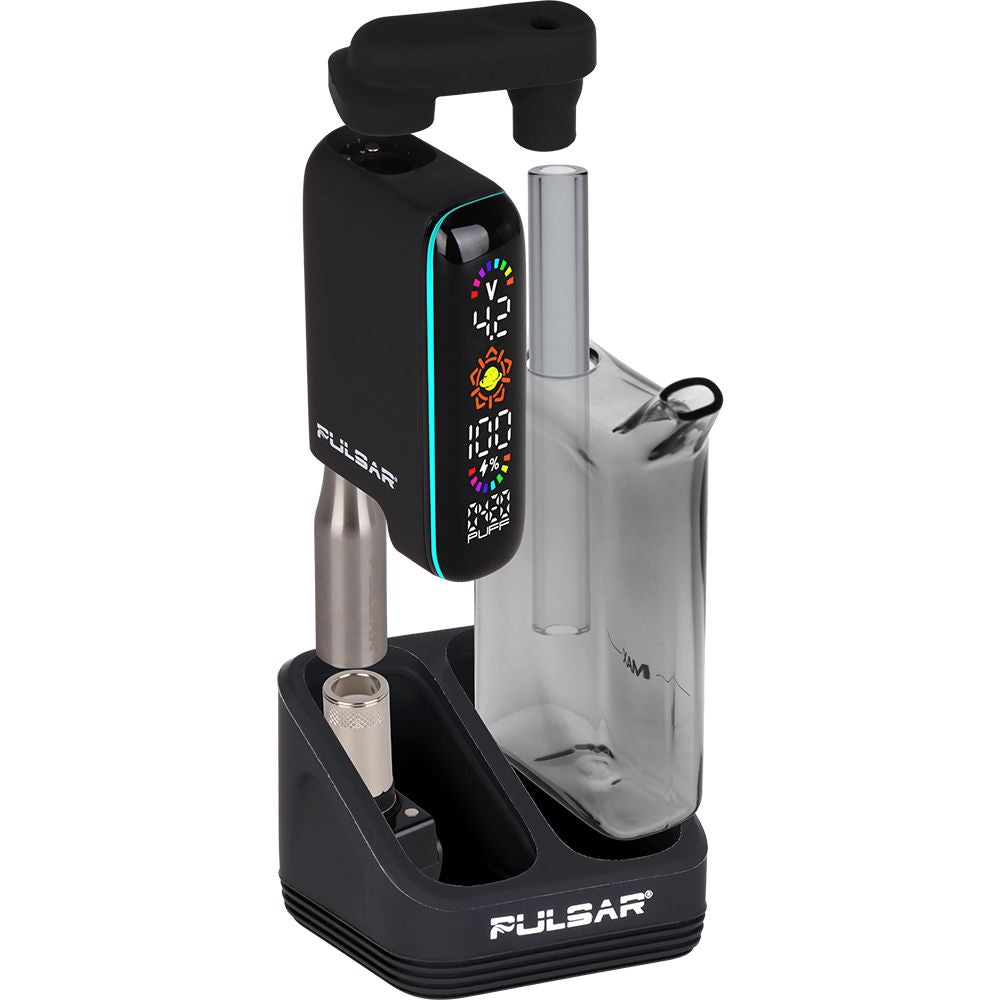 Pulsar DL 5.0 Bubbler Dab Kit with Wax Atomizer - 1000mAh / Black
