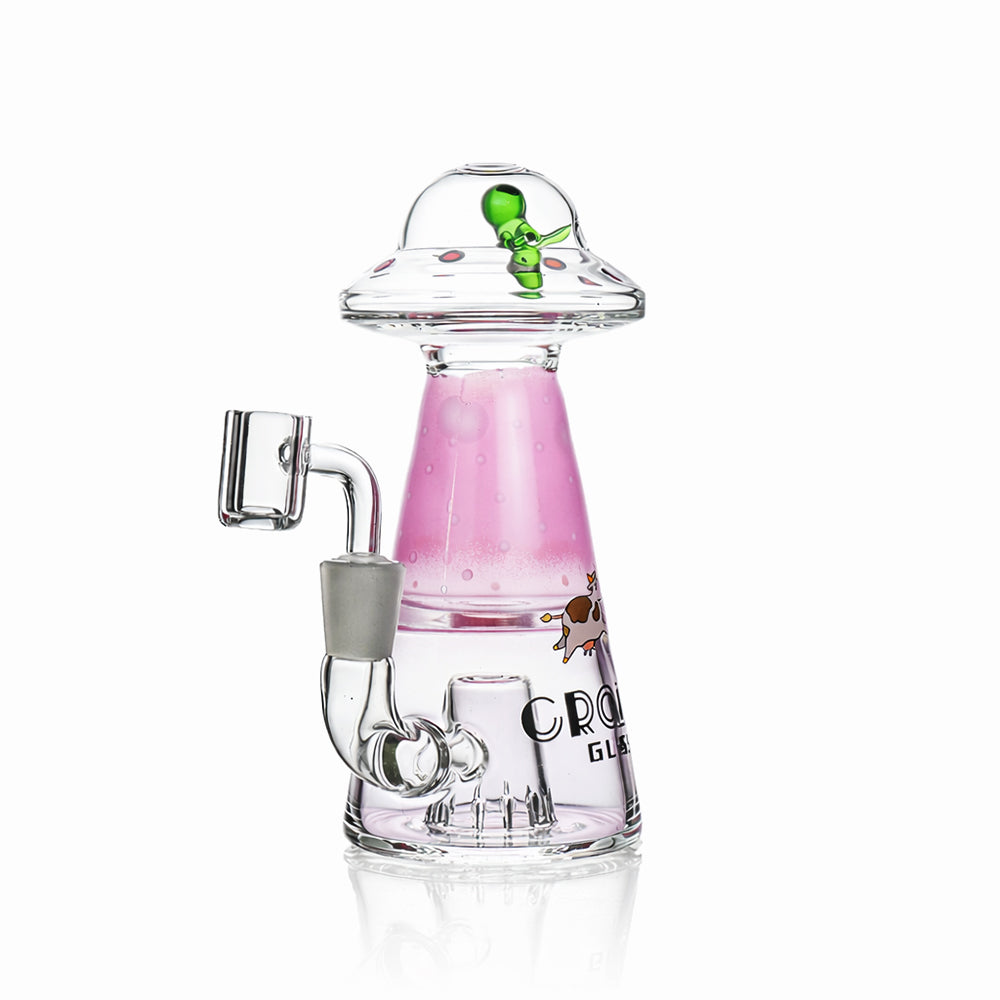 UFO Alien Dab Rig with Showerhead Perc | Croia Glass