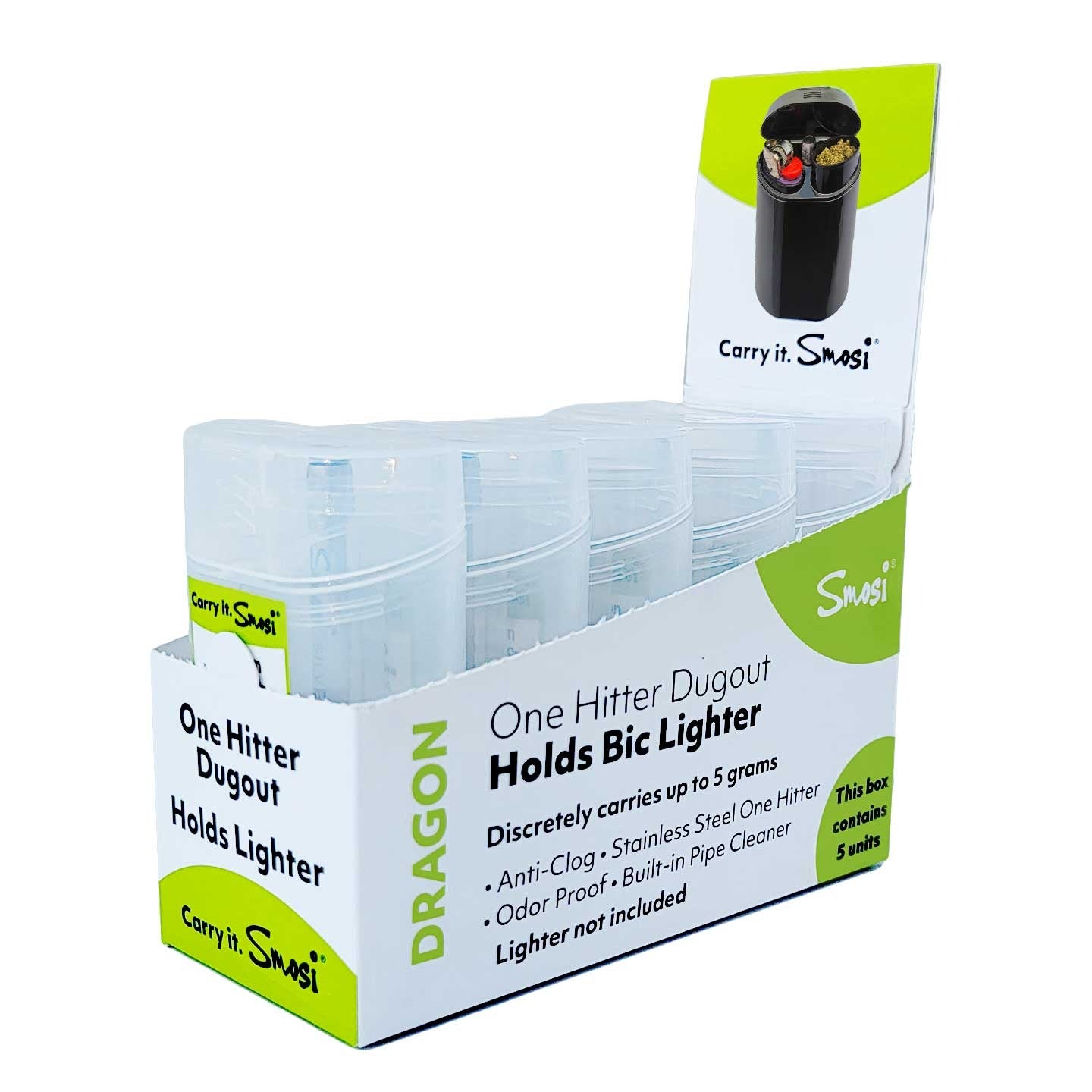 Smosi Dragon One Hitter Dugout | 3.25" | 5pc Display