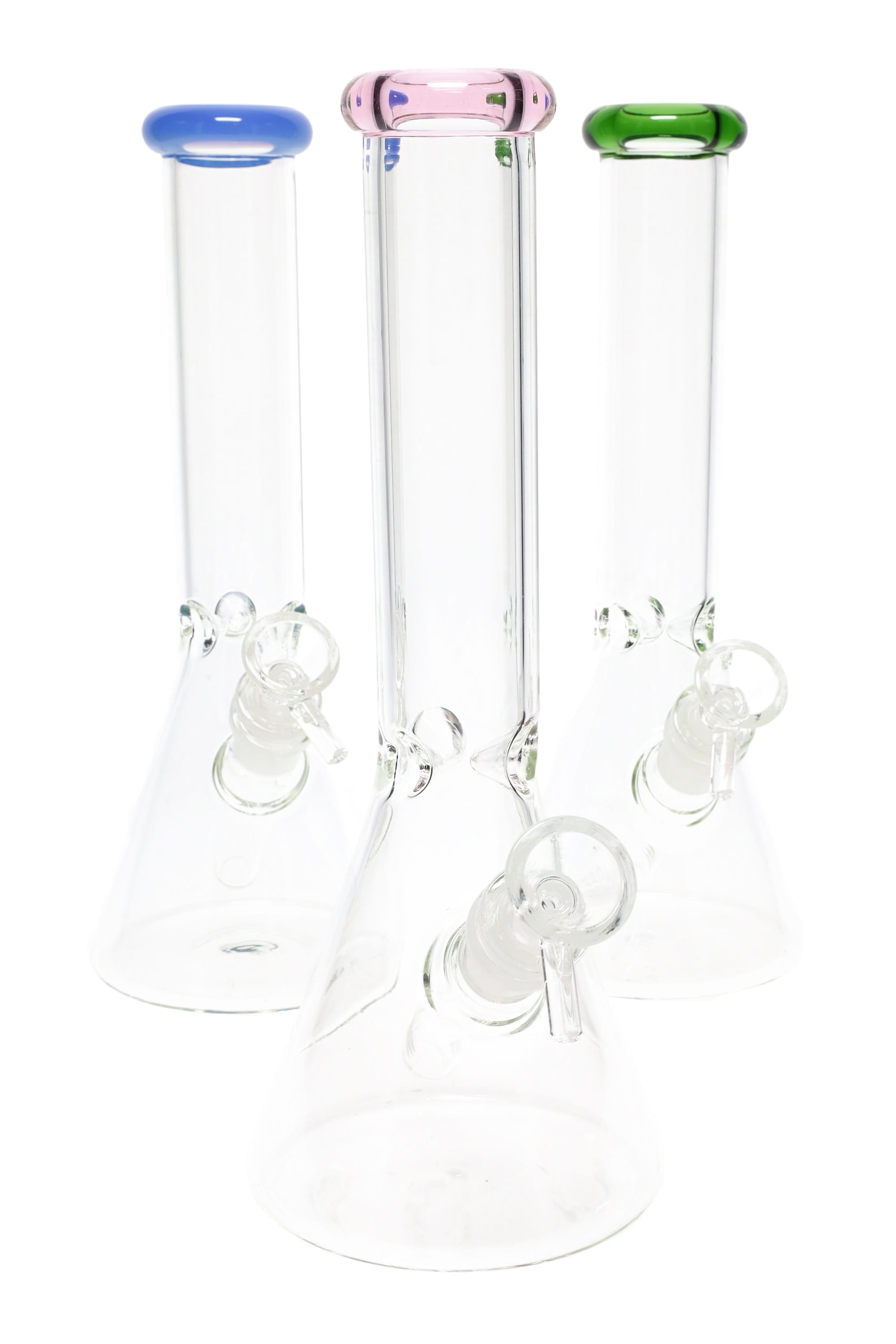 Colored Glass GoG Beaker Bong “Mini Lab” – 10″