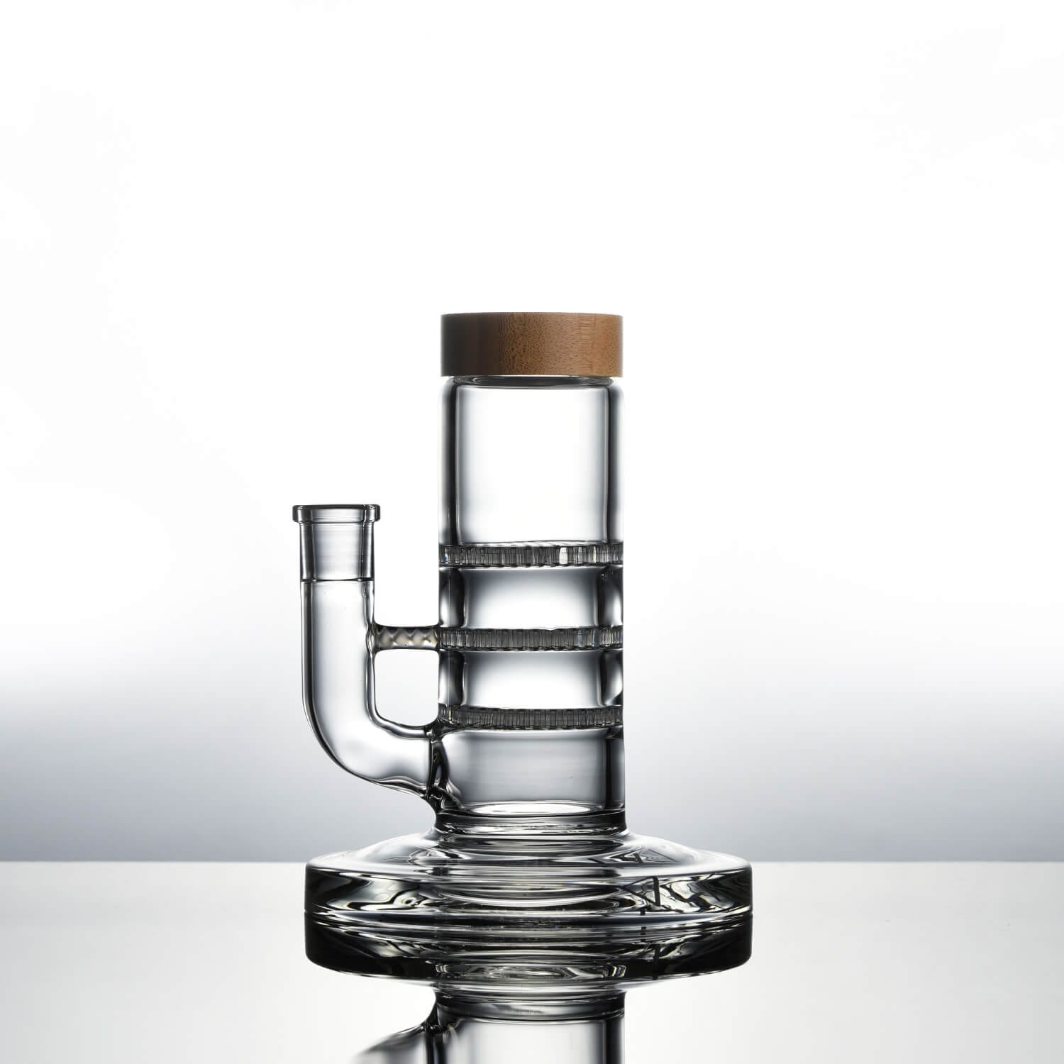 Vitae Glass Tri-combs Base