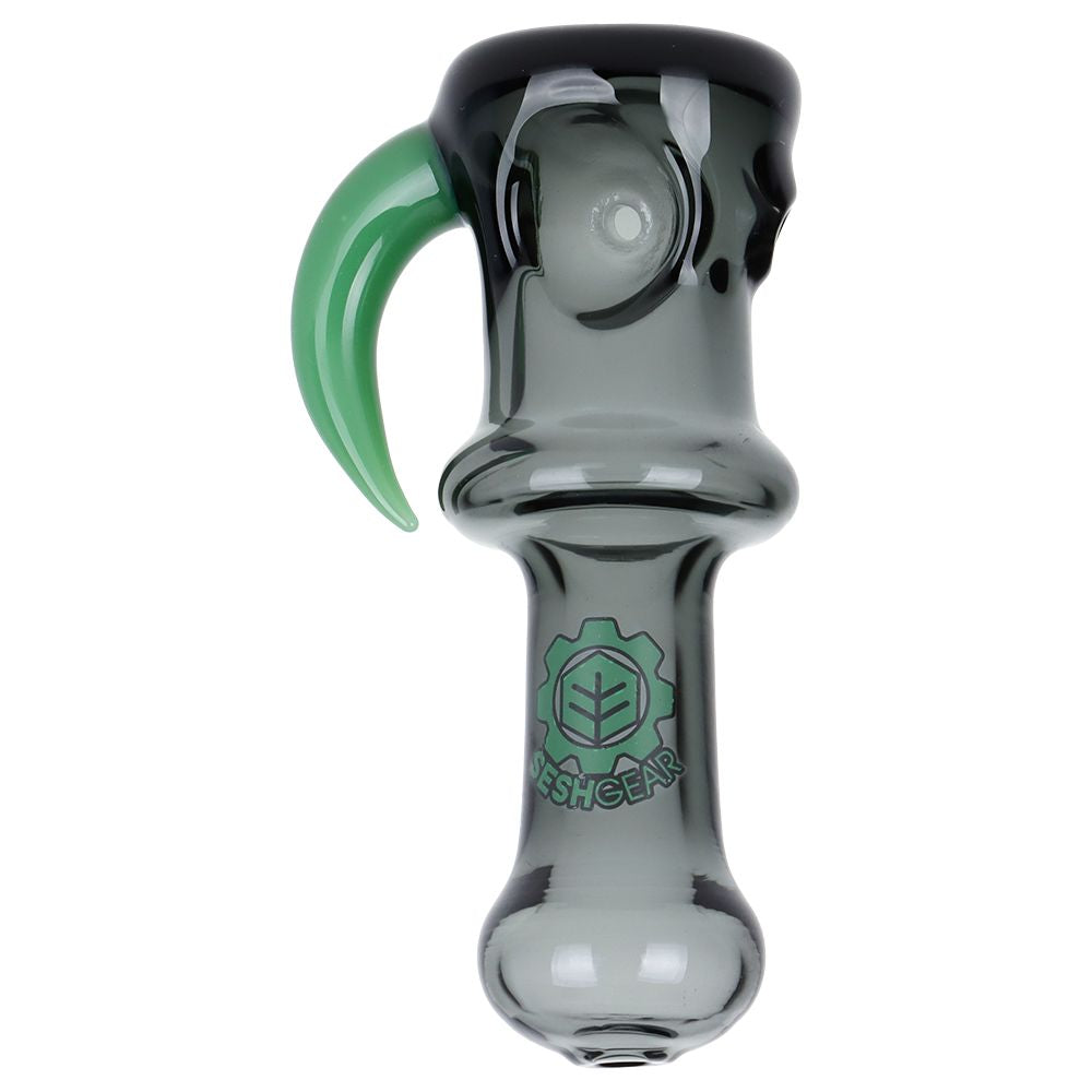 SeshGear Horned Glass Hand Pipe - 3.75" / 3CT BUNDLE