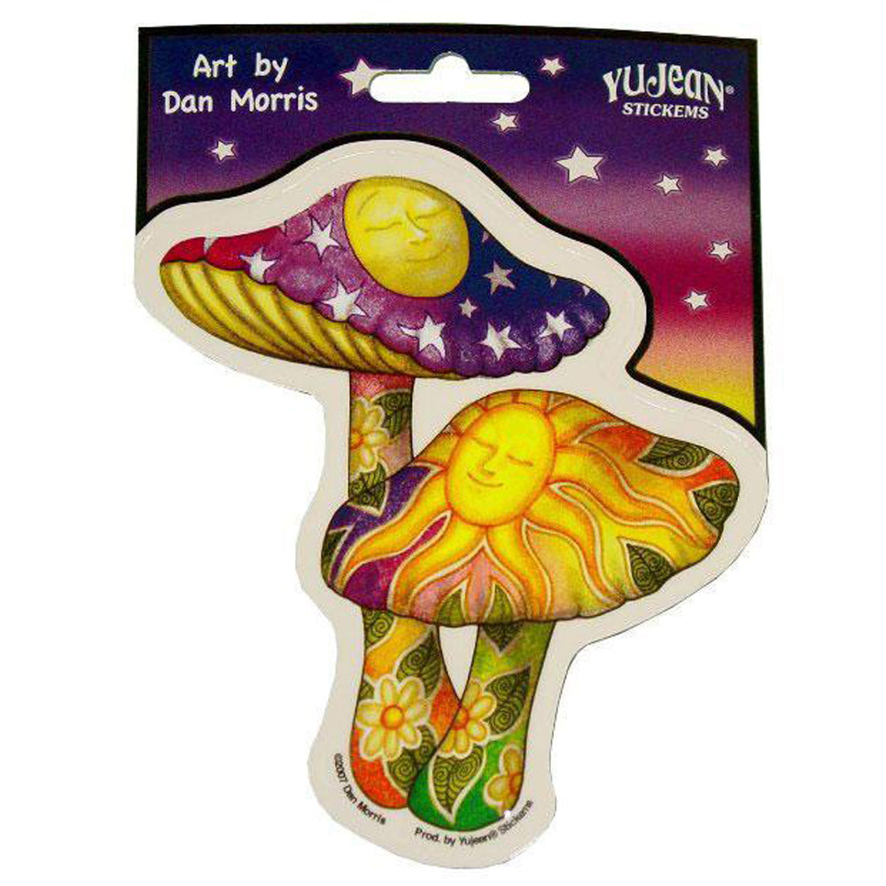 Dan Morris Mushrooms Sticker 5"