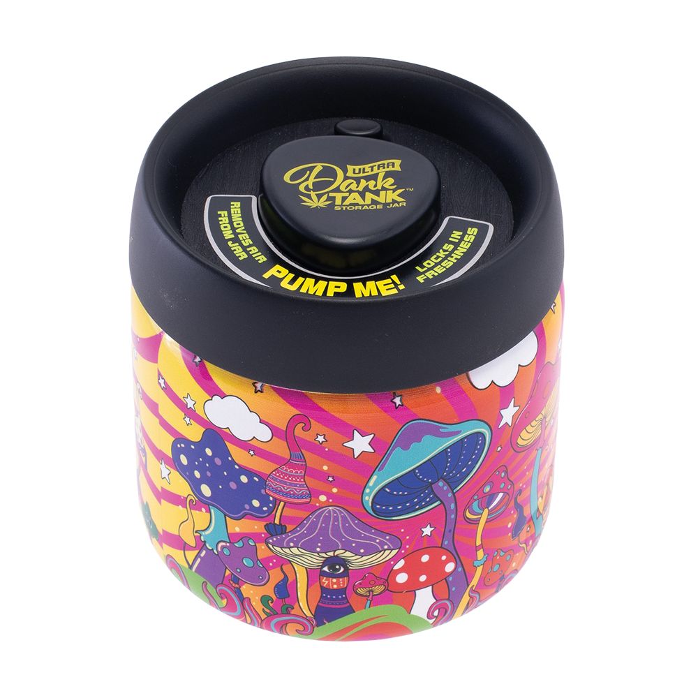 Fujima Dank Tank Vacuum Glass Jar - 4.2" / Mushroom Vibe