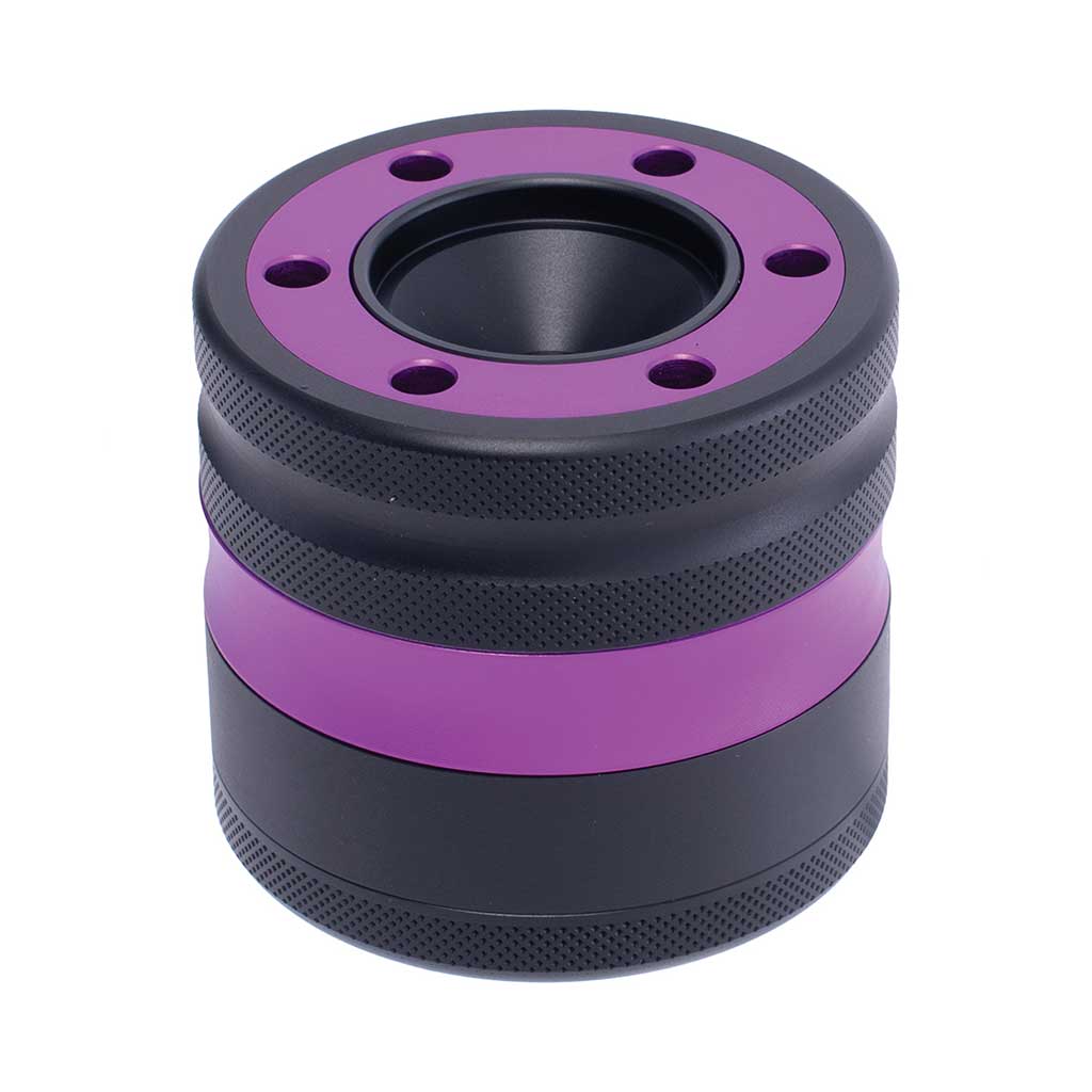 ALUMINIUM GRINDER W/ CONE HOLDER & FUNNEL