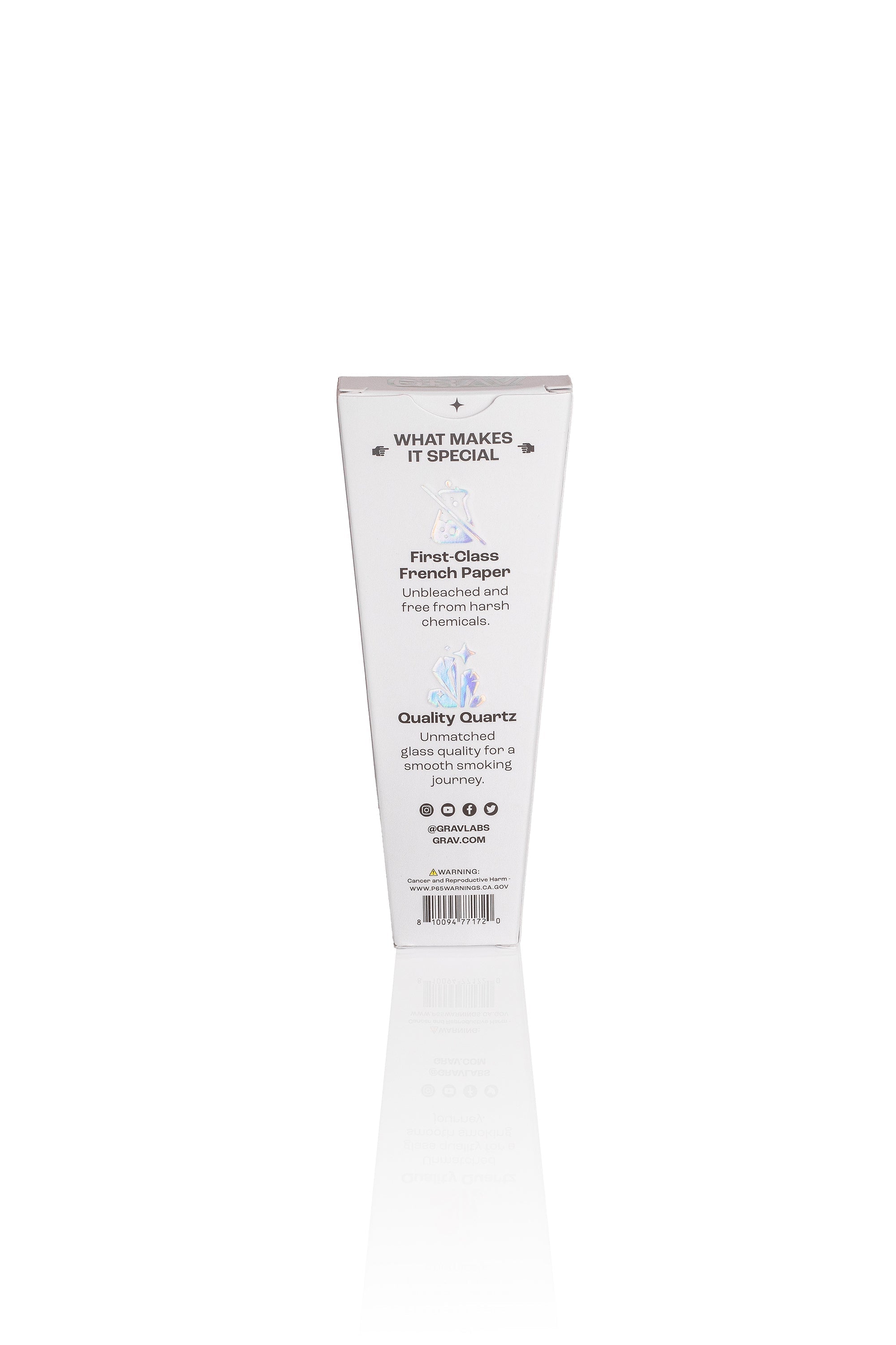 GRAV® Short Kings Quartz Tip Cones