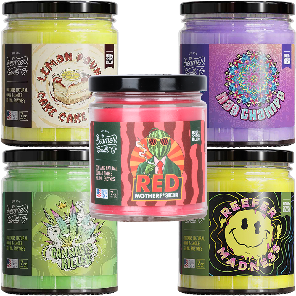 Beamer Candle Co. Odor & Smoke Killer Glass Jar Candle | 7oz