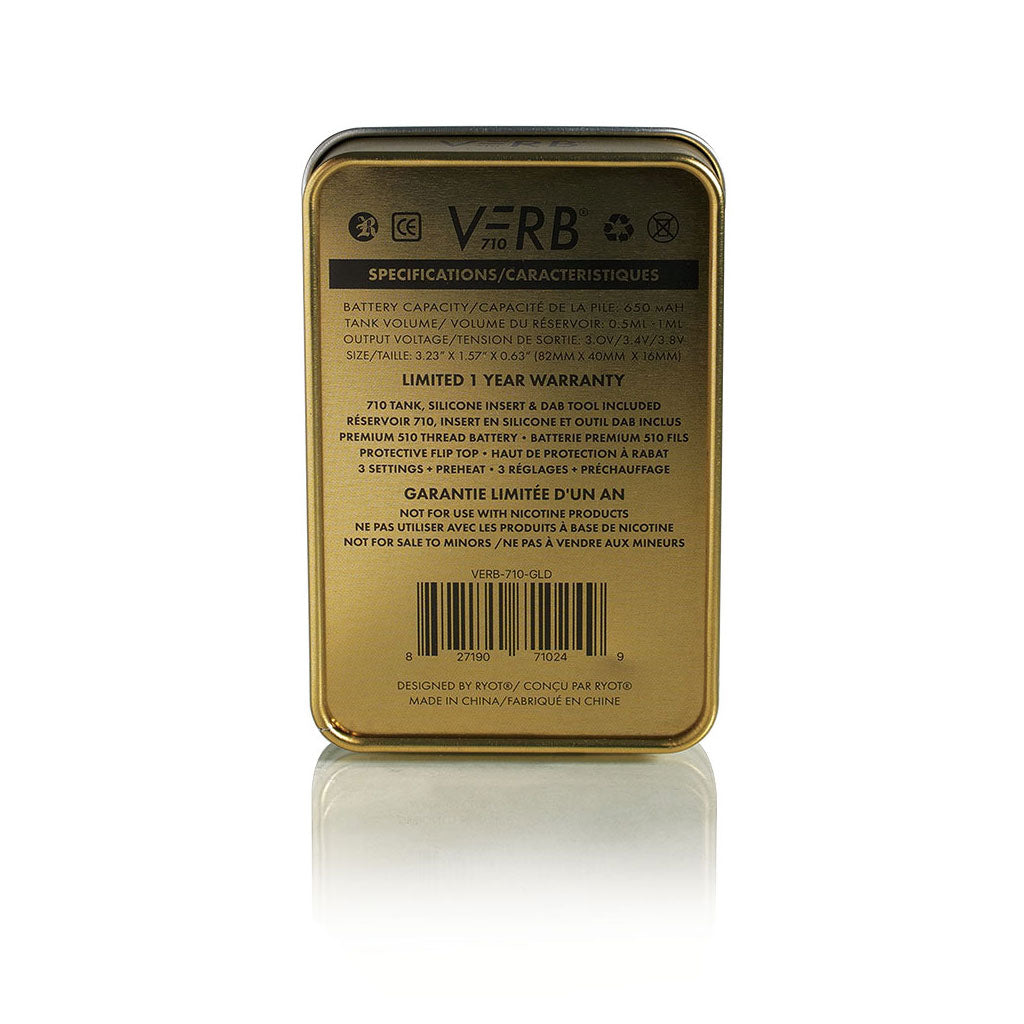 VERB 710 FLIP THREADED BATTERY CONCENTRATE VAPORIZER