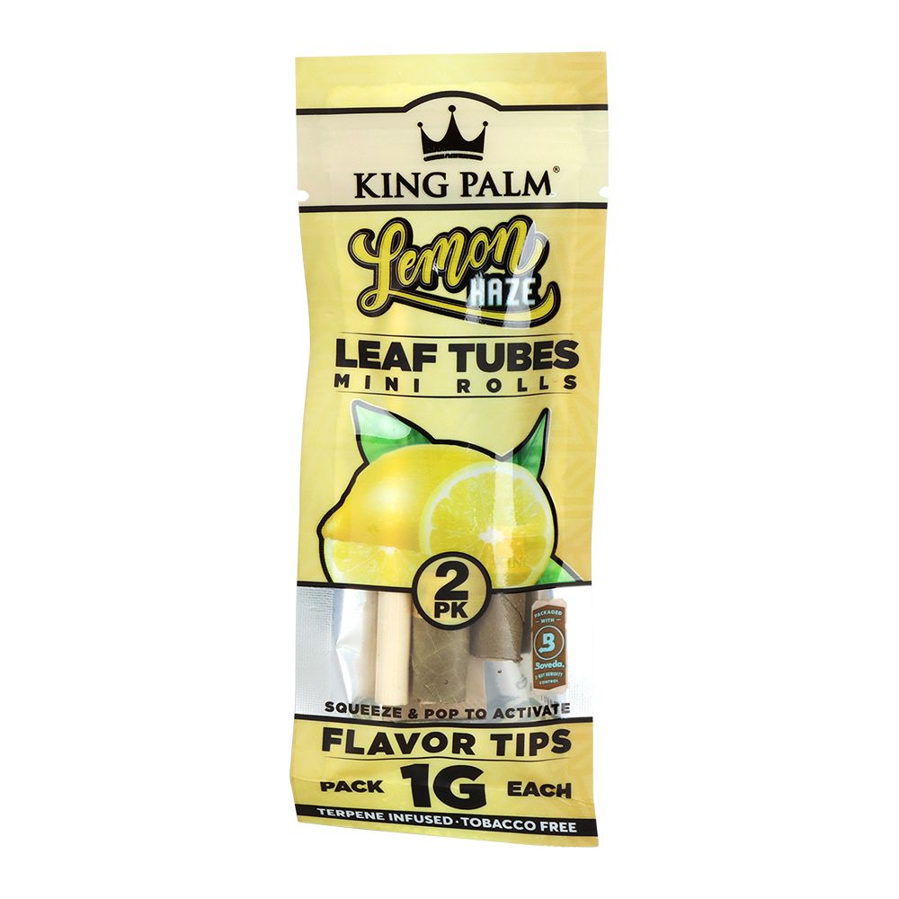 King Palm Hand-Rolled Leaf Wraps | Mini | 2pc | 10pk Display