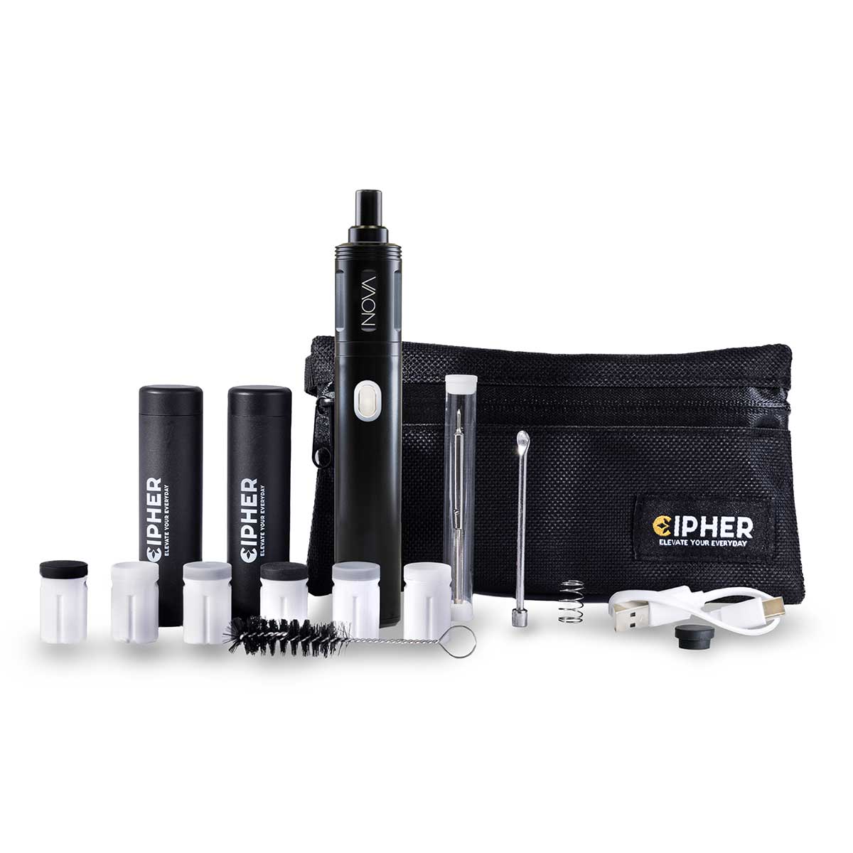 Cipher NOVA Electric Pipe | Carbon Black - V2