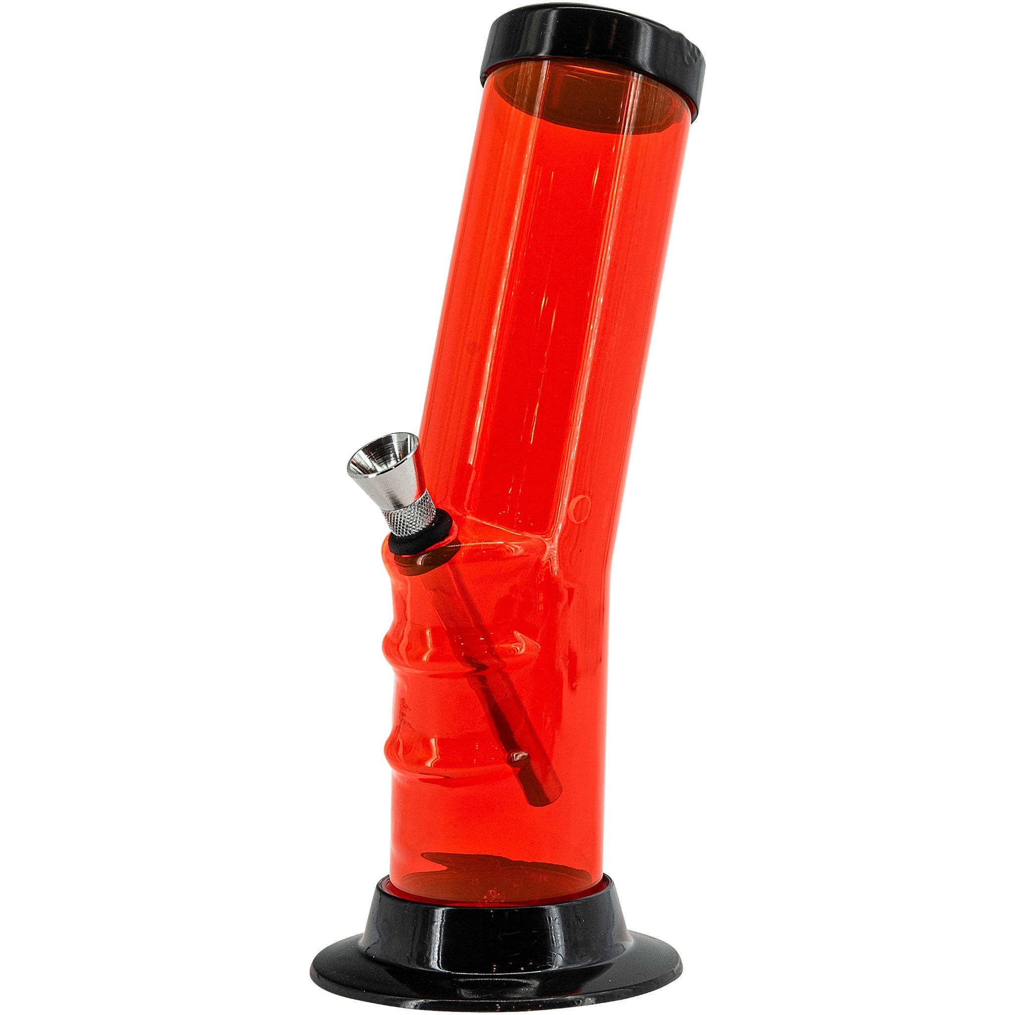 Acrylic Bent Neck Bong 9-12" - Multiple Colors