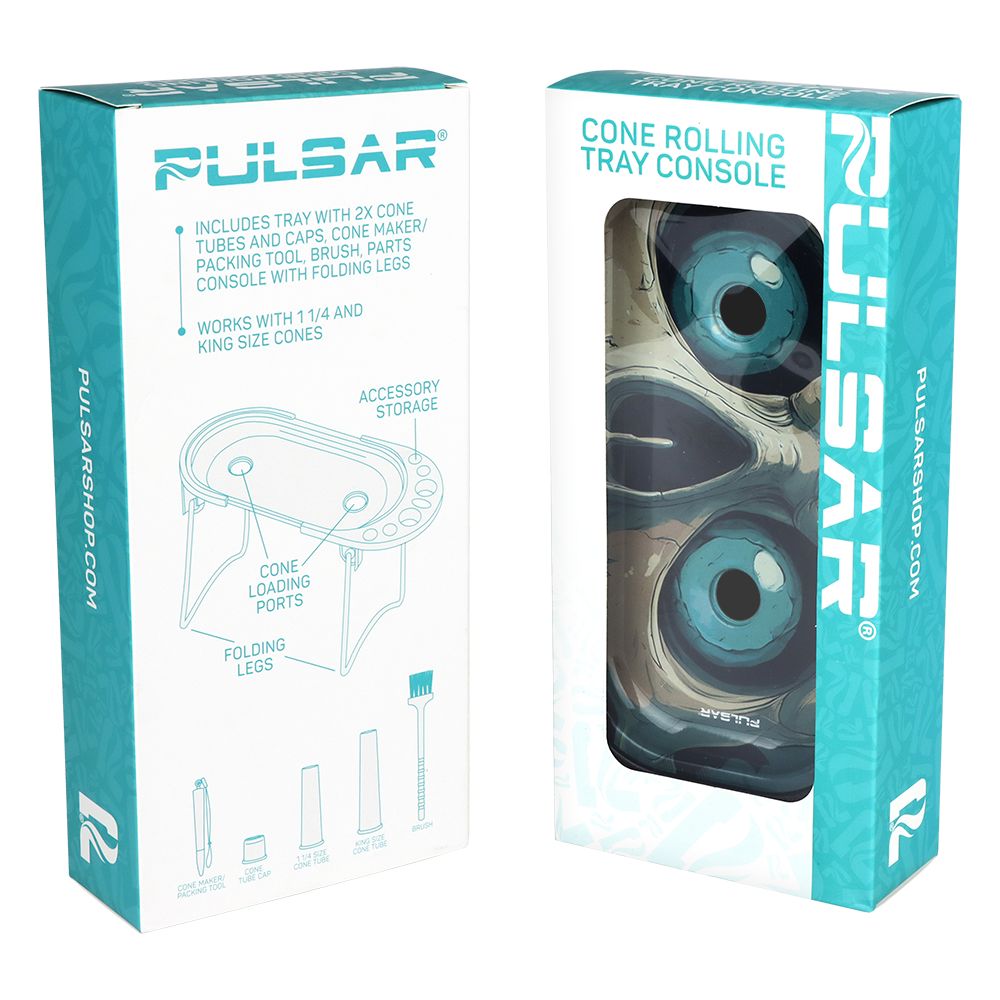 Pulsar Elevated Cone Rolling Tray Console | 9.25"x4.25"