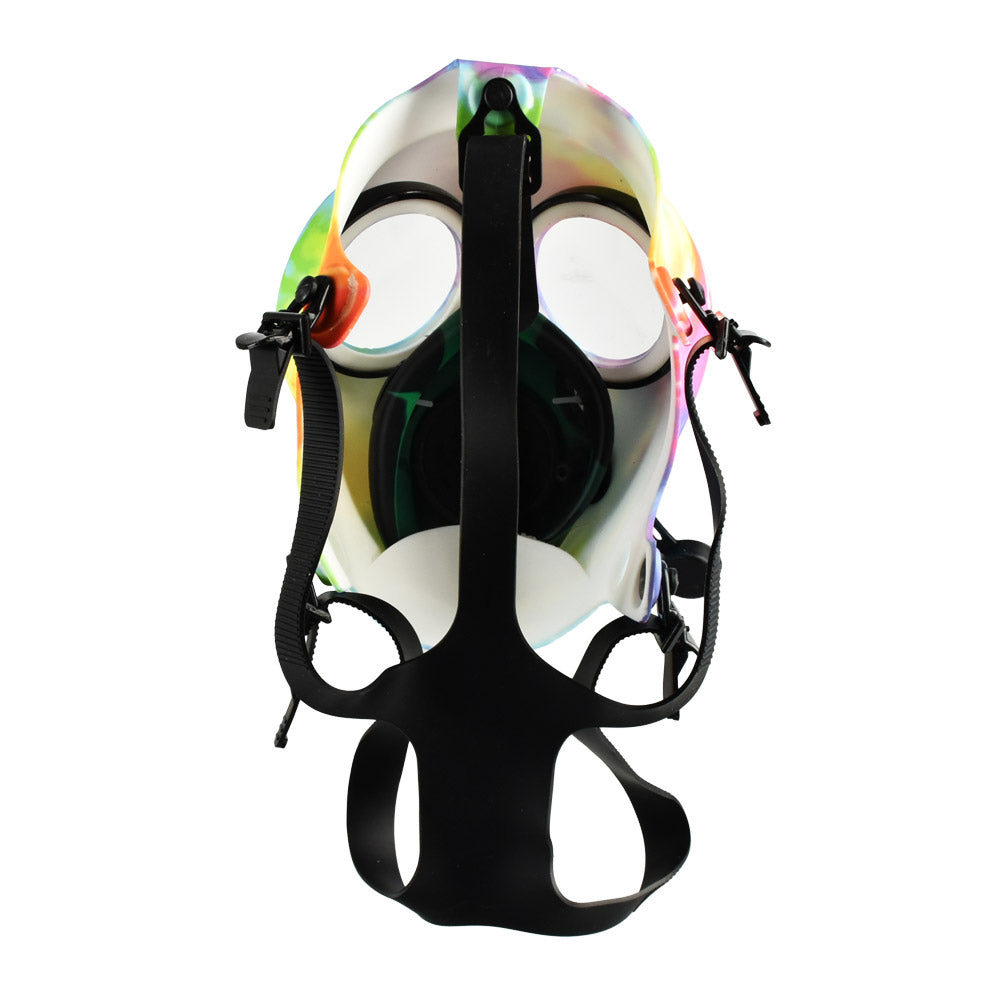 Gas Mask w/ Acrylic Water Pipe - 10.25"