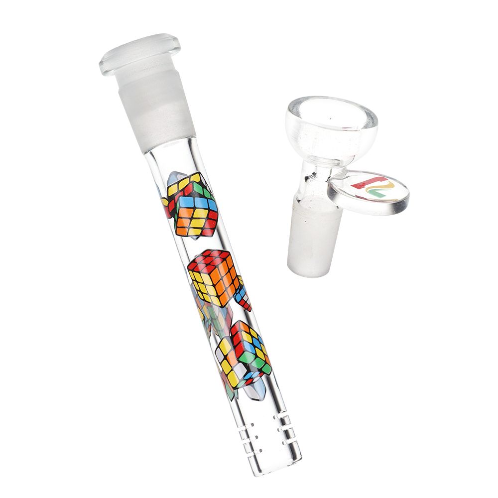 Pulsar Design Series Straight Tube Glass Water Pipe | 12" | 14mm F
