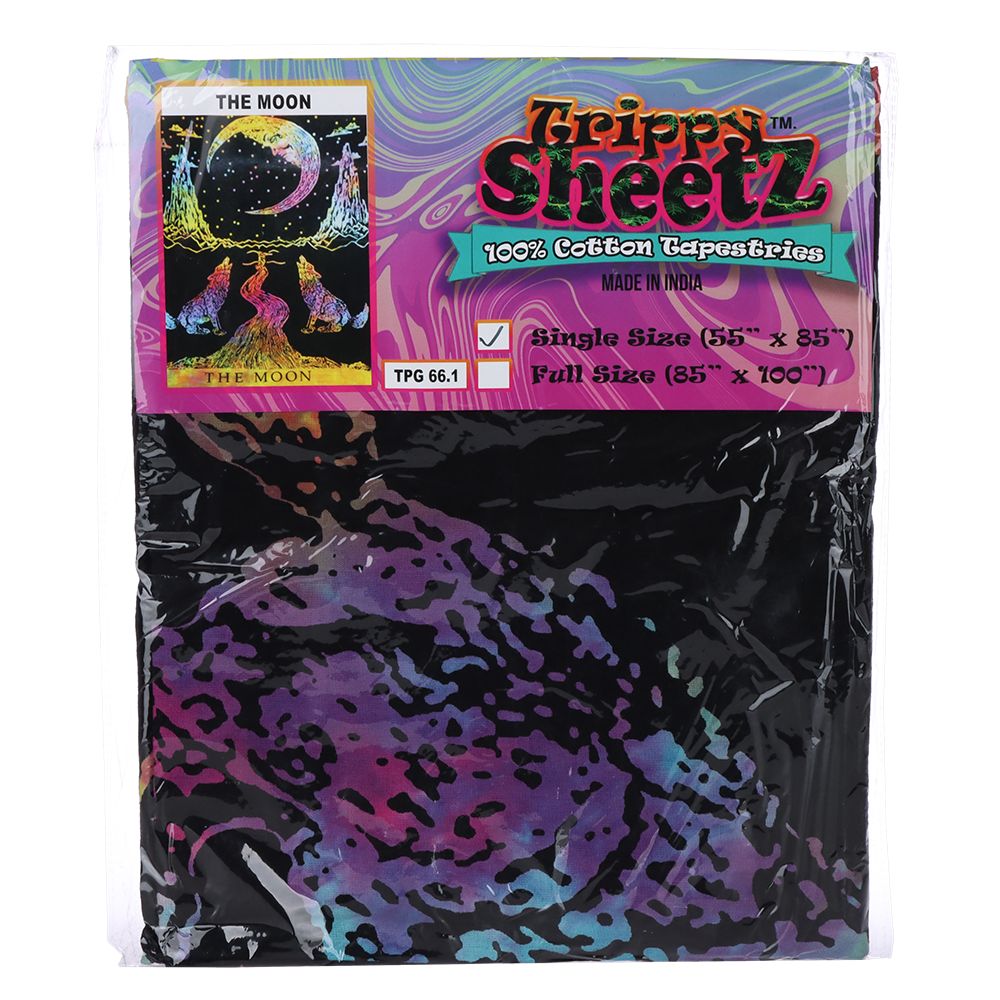 Trippy Sheetz The Moon Tapestry - 55"x85"