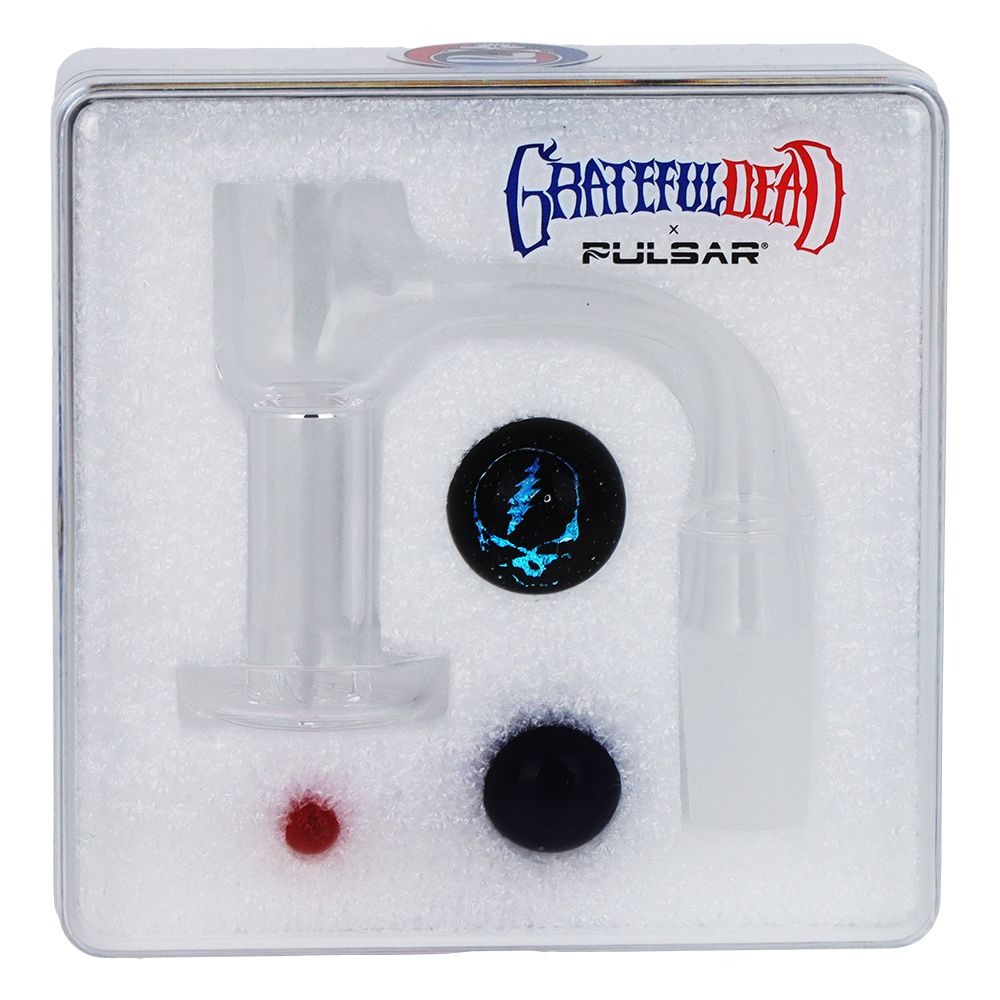 Grateful Dead Terp Slurper Quartz Banger & Marbles Set - 4pc