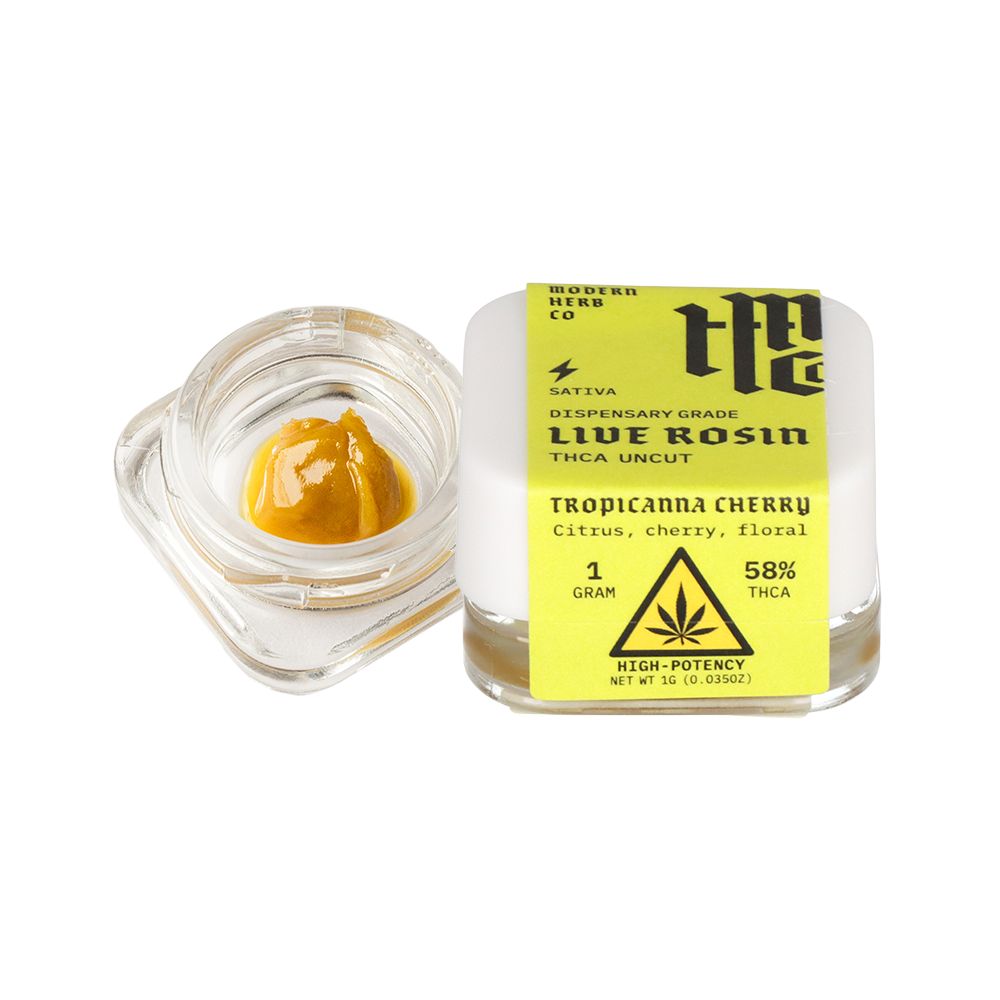 Modern Herb Co Dispensary Grade Live Rosin THCA Uncut Dabs | 1g | 6ct Display