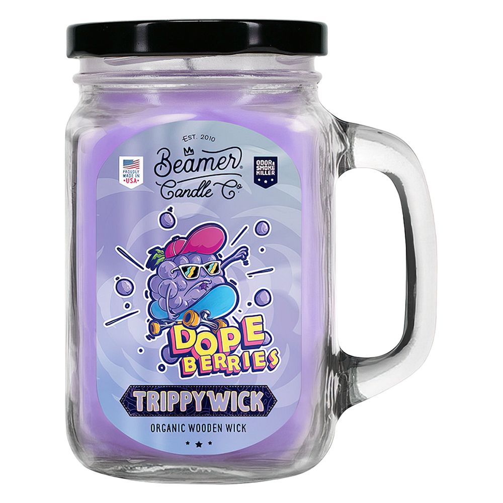 Beamer Candle Co. Trippy Wick Collection Mason Jar Candle | 12oz