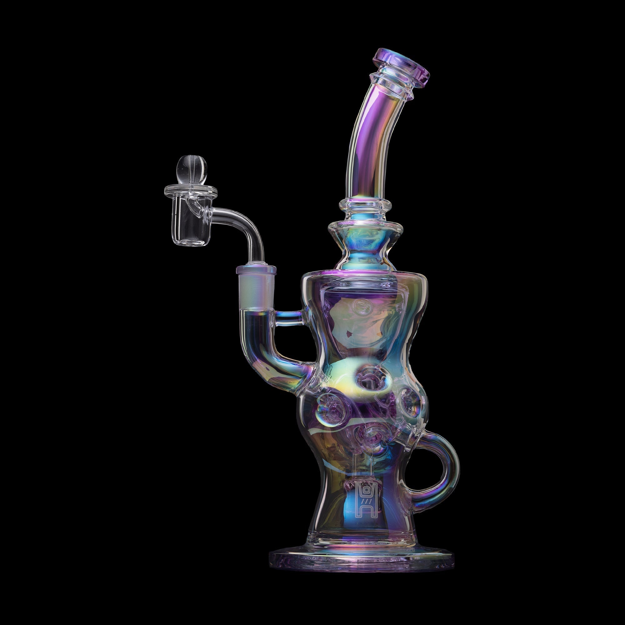 Human Grade 11.5" Swiss Incycler Glass Water Pipe