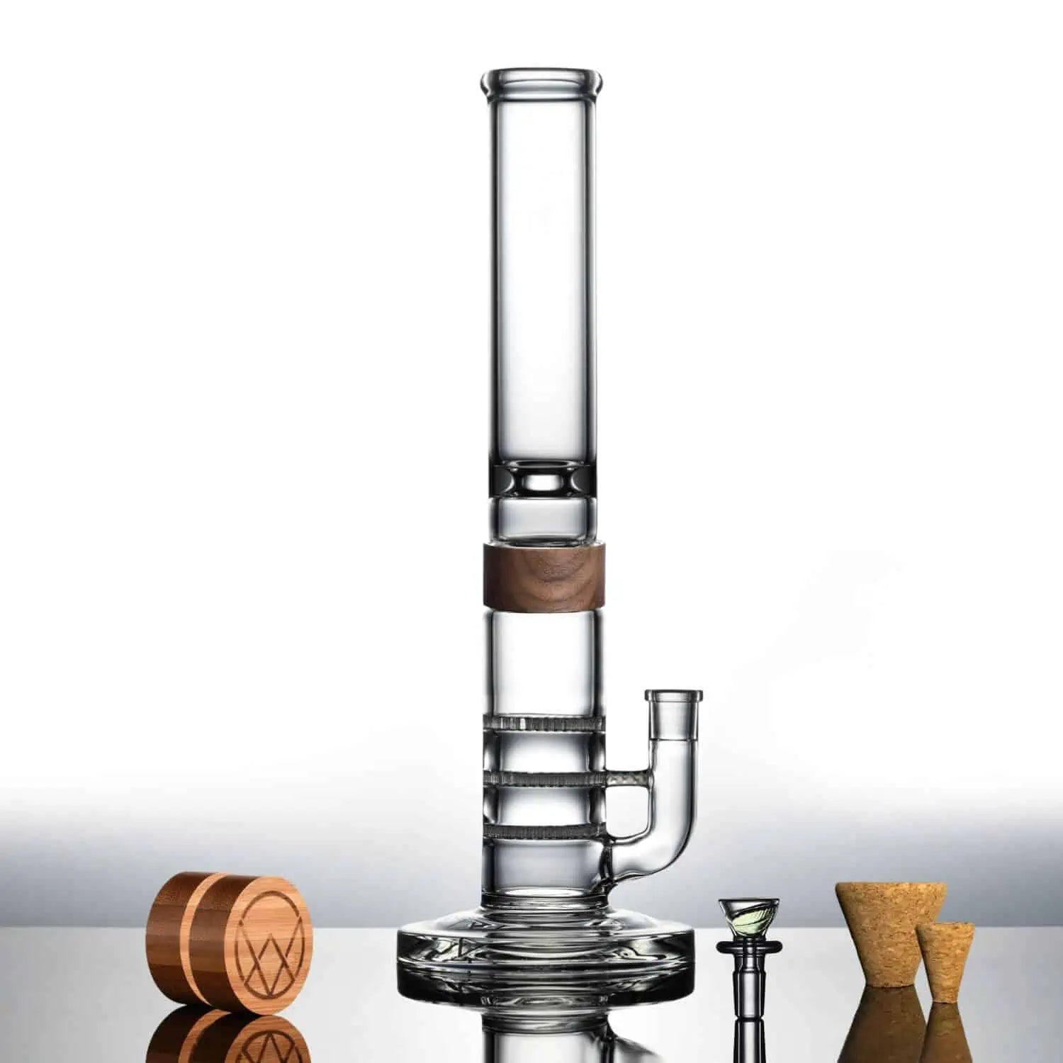 Vitae Glass T.H.C Bong - 16" (Triple Honey Comb)