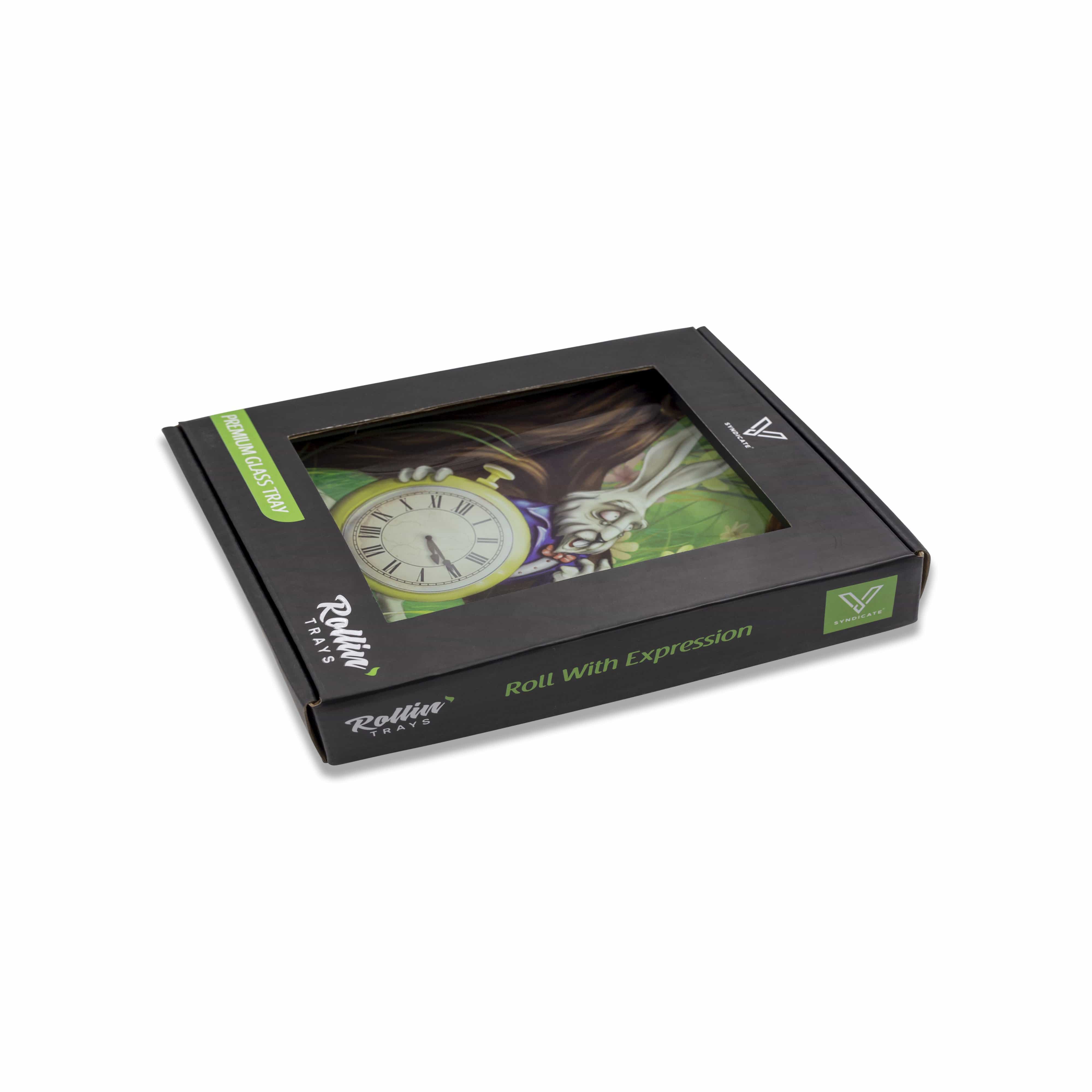 White Rabbit Glass Tray