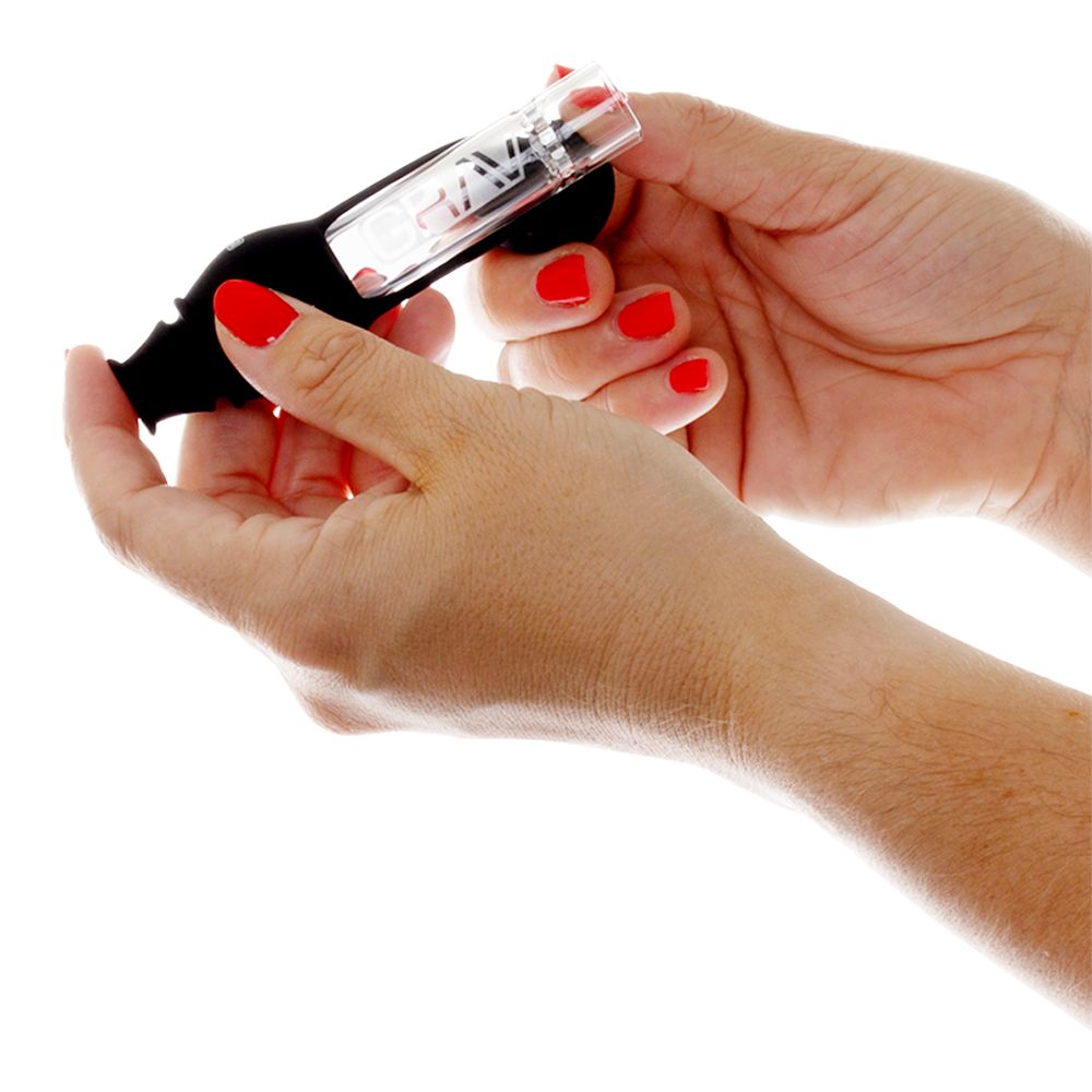 15CT DISPLAY - GRAV Silicone & Glass Octo-Taster Pipe - 4" / 16mm