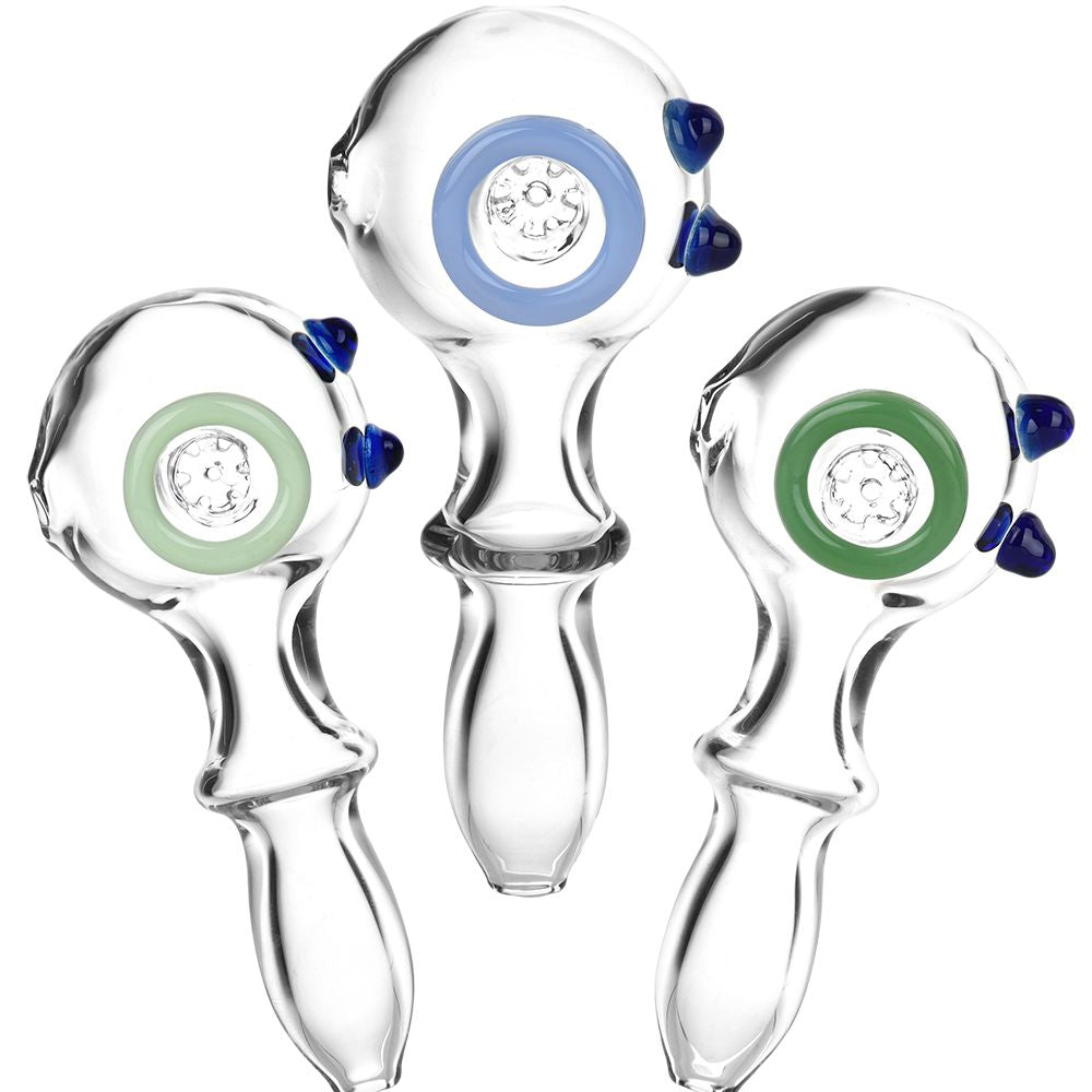 Achieving Clarity Glass Spoon Pipe - 4.25"/ 3ct