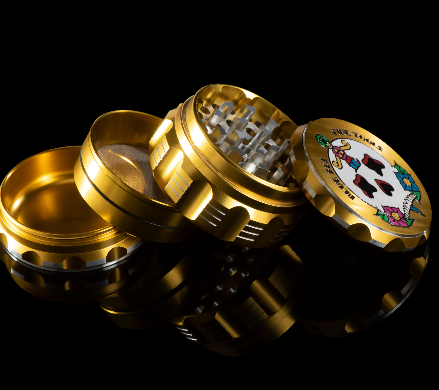 Bluebus GA Grinder Gold 2.5"