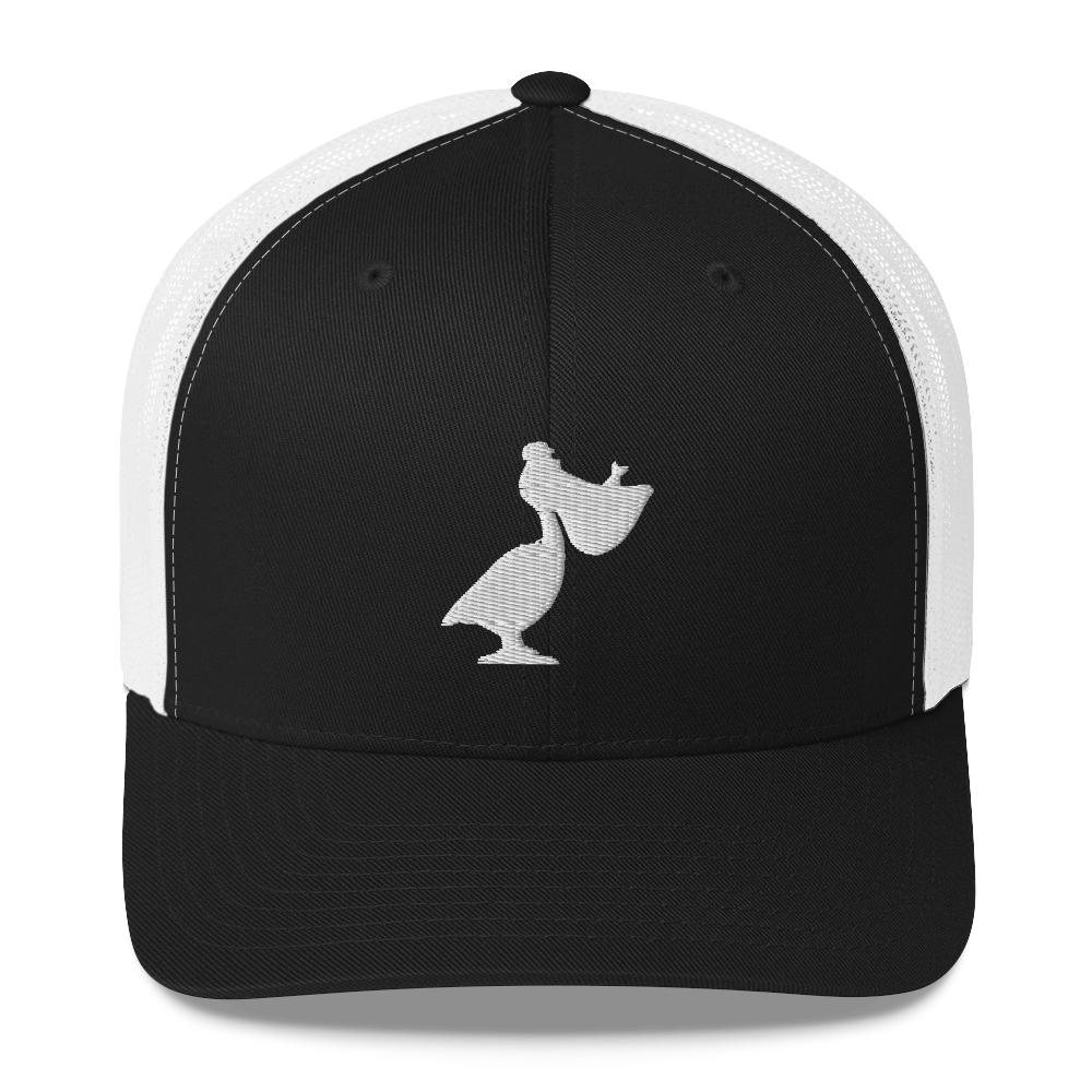 Embroidered Windansea Pelican Trucker Cap