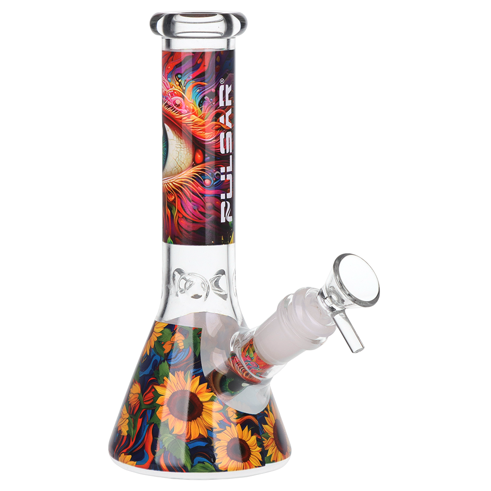 Pulsar Design Series Beaker Water Pipe Smoker's Kit | 7.75"