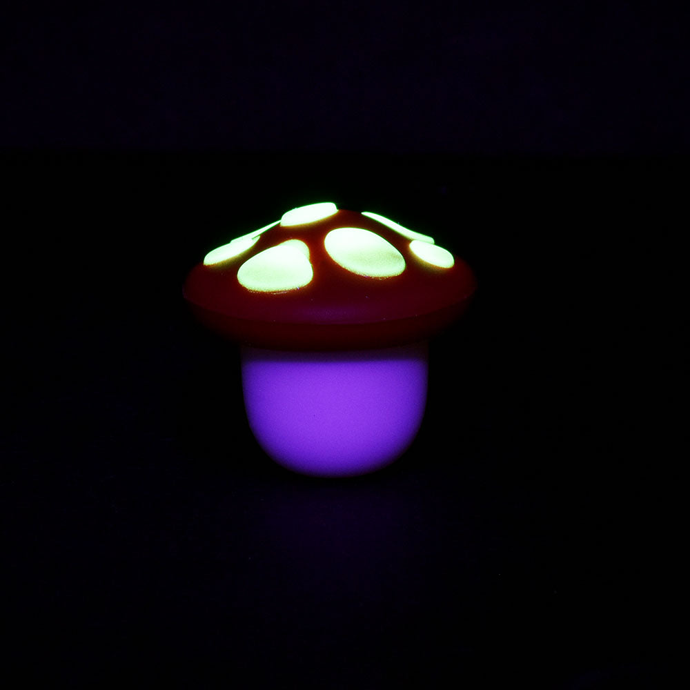 Glow in Dark Mushroom Silicone Concentrate Container-5ml/10pcs
