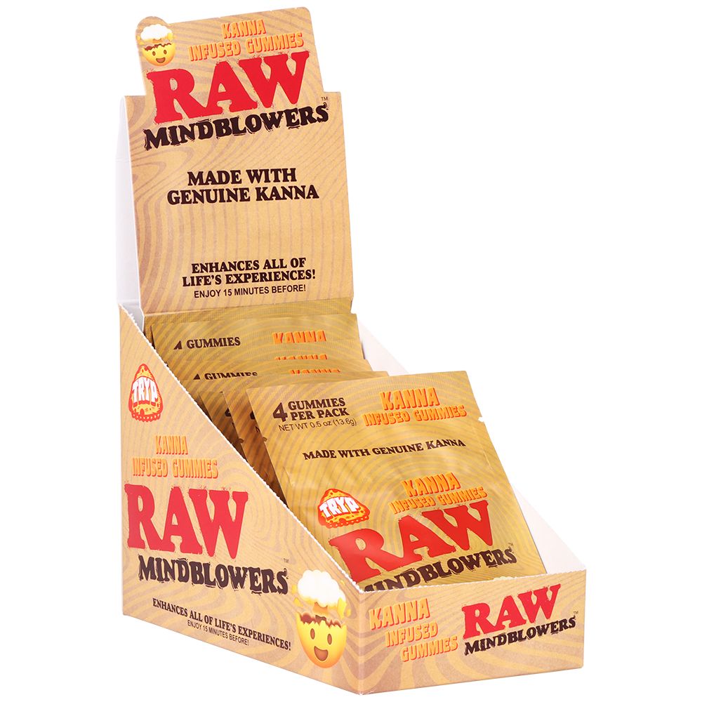 8PK DISPLAY RAW Mindblower Kanna Infused Gummies - 4pc