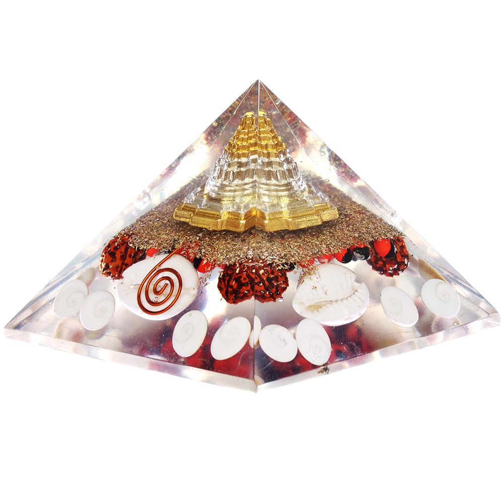 Lucky Champ Orgonite Pyramid - 2.25"