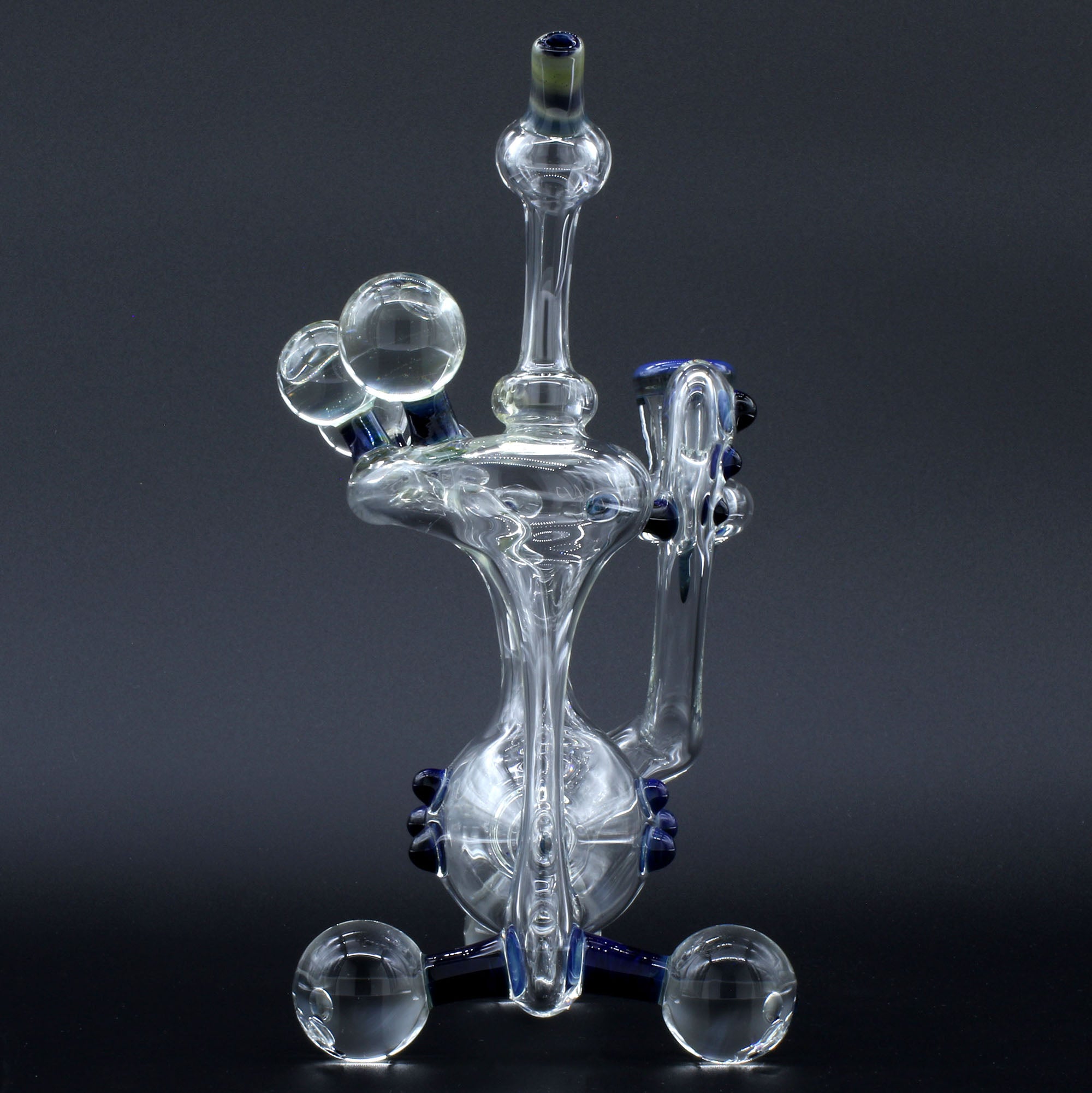 Clayball Glass "Milky Way" Heady Recycler Dab-Rig