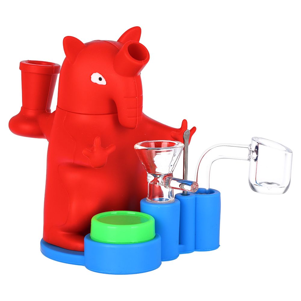 Take A Dab Anteater All-in-One Station Silicone Dab Rig - 4.25" / 14mm F / Colors Vary