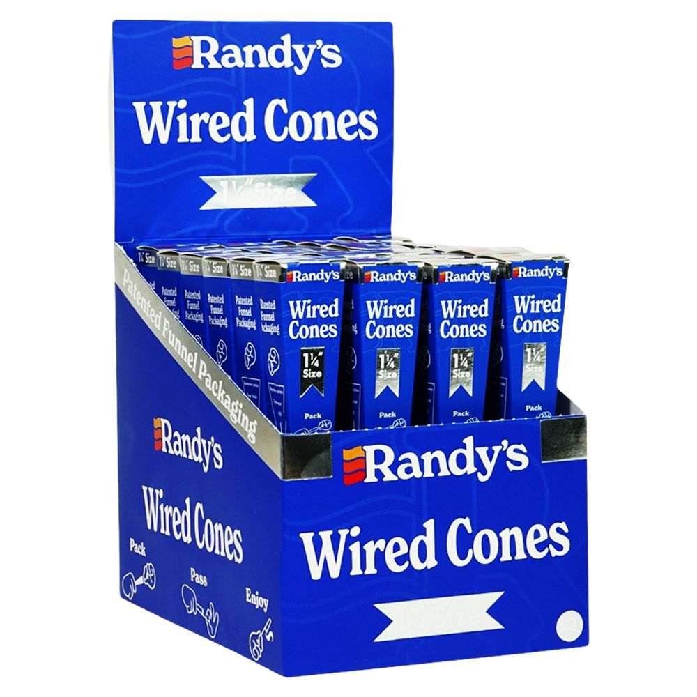 24CT DISPLAY - Randy's Wired Cones - 3pc / 1 1/4