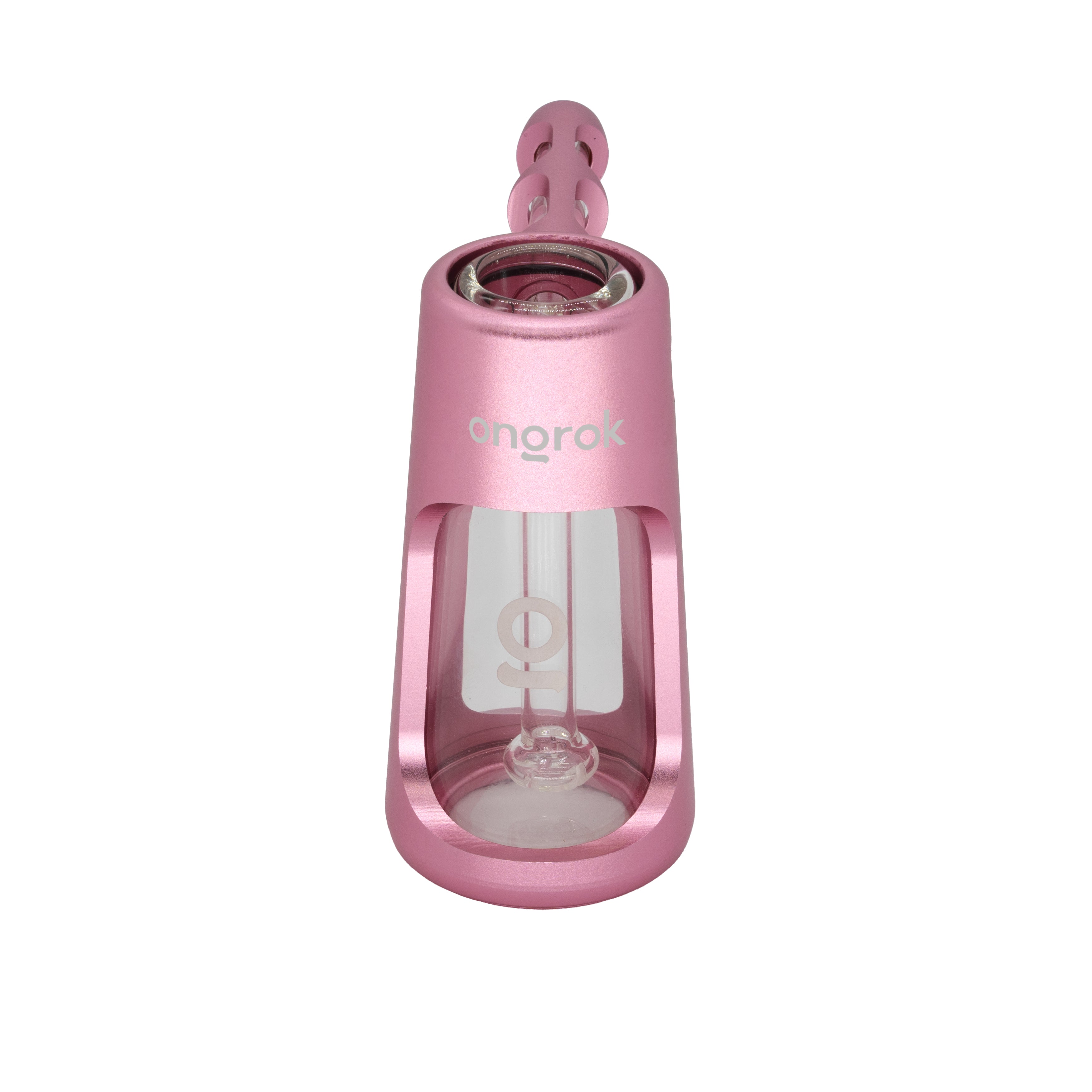 ONGROK Portable Glass Aluminum Bubbler Pipe