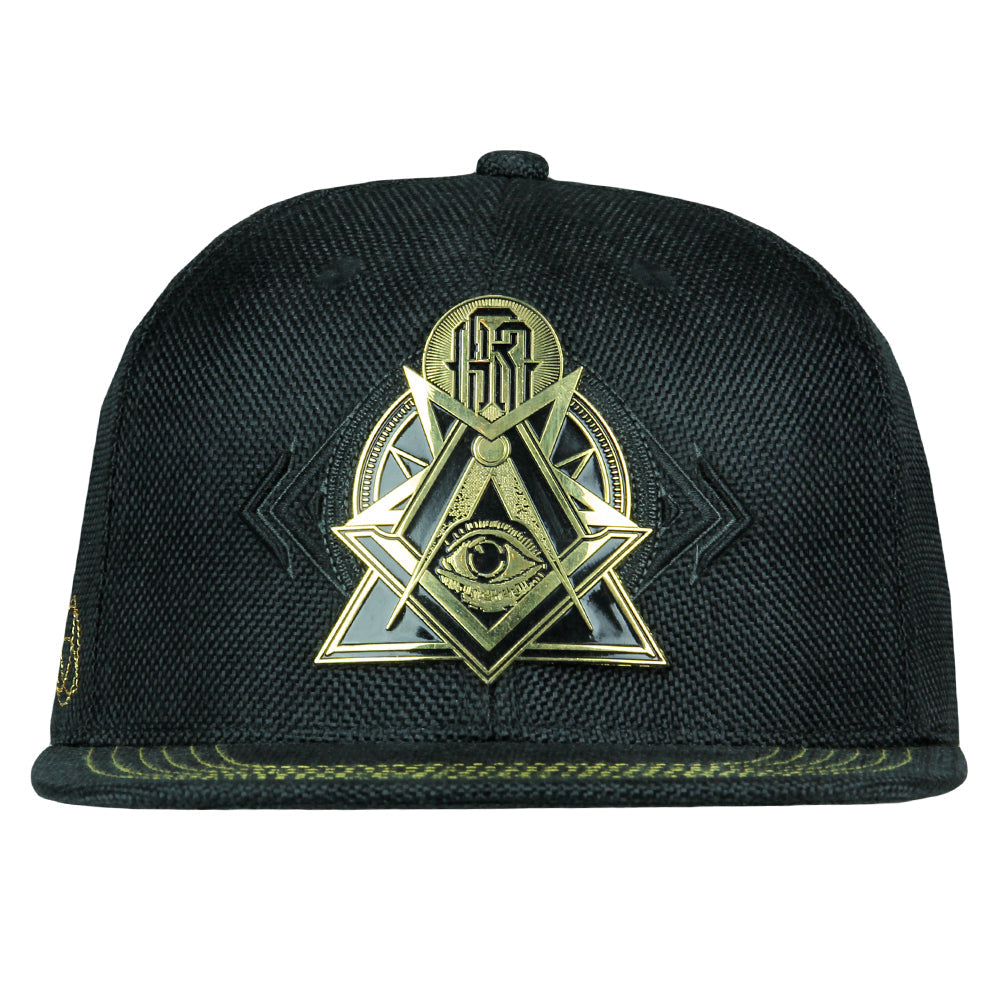 Grassroots Secret Society Gold Snapback Hat