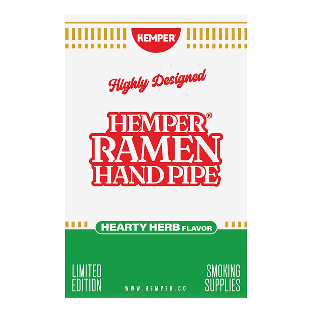 Hemper Ramen Glass Hand Pipe - 3.25"