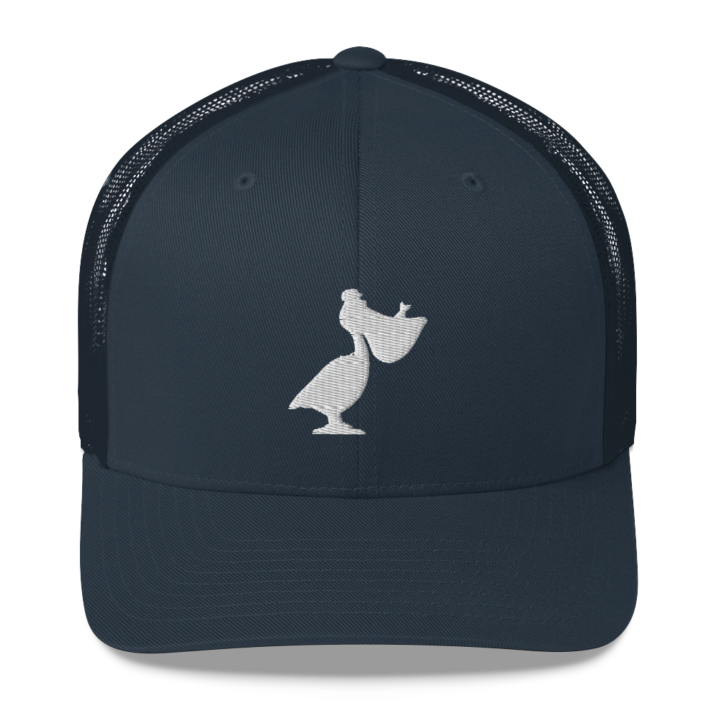 Embroidered Windansea Pelican Trucker Cap