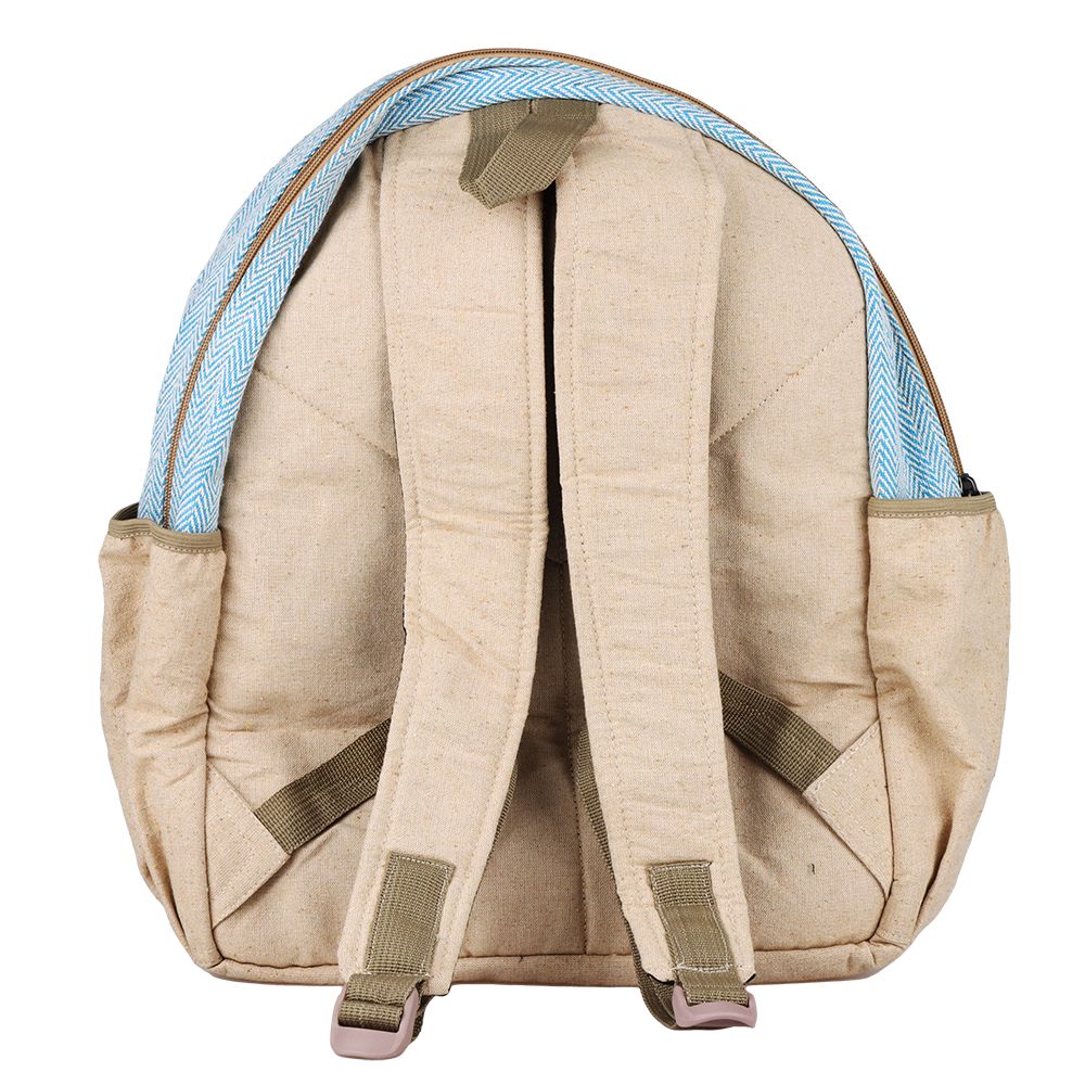 Himalayan Hemp Jaguar Skull Print Backpack - 17" x 13"