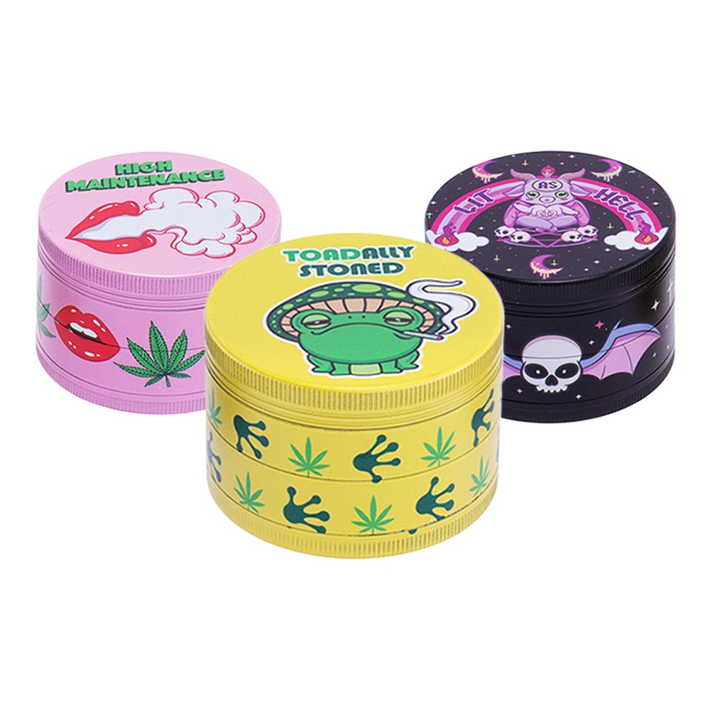 Wacky Grinderz Classic Wacky Assortment - 2.5" / 4pc / 6ct