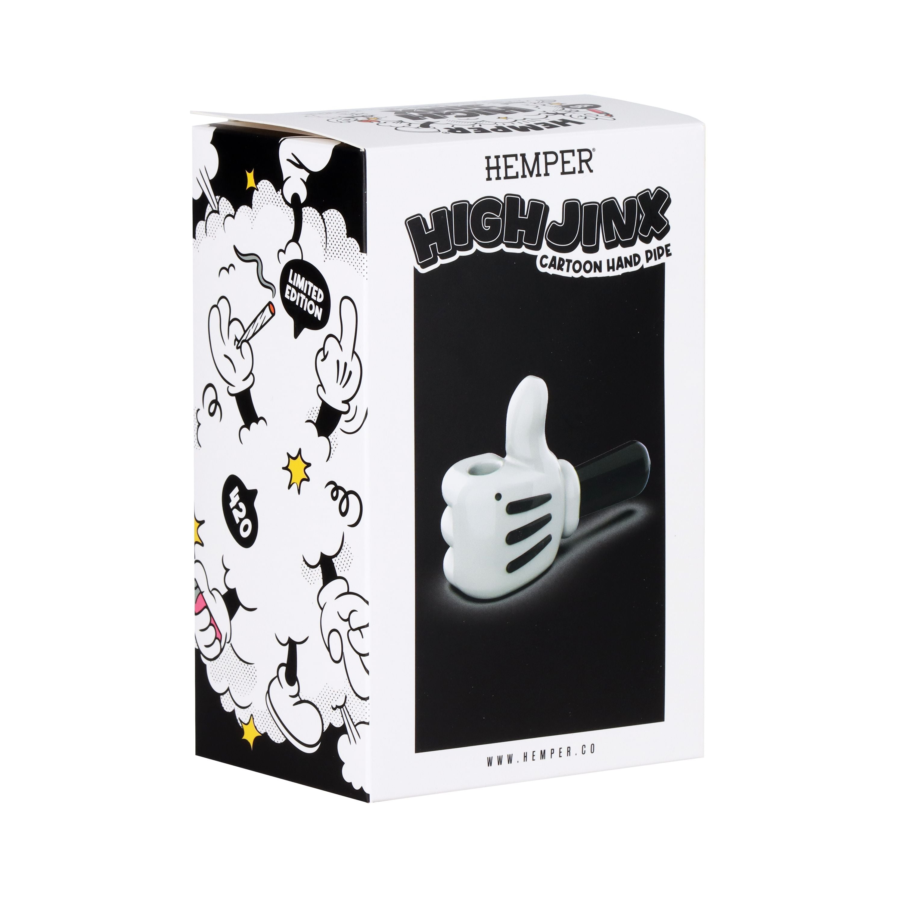 Hemper High Jinx Glass Hand Pipe - 4"